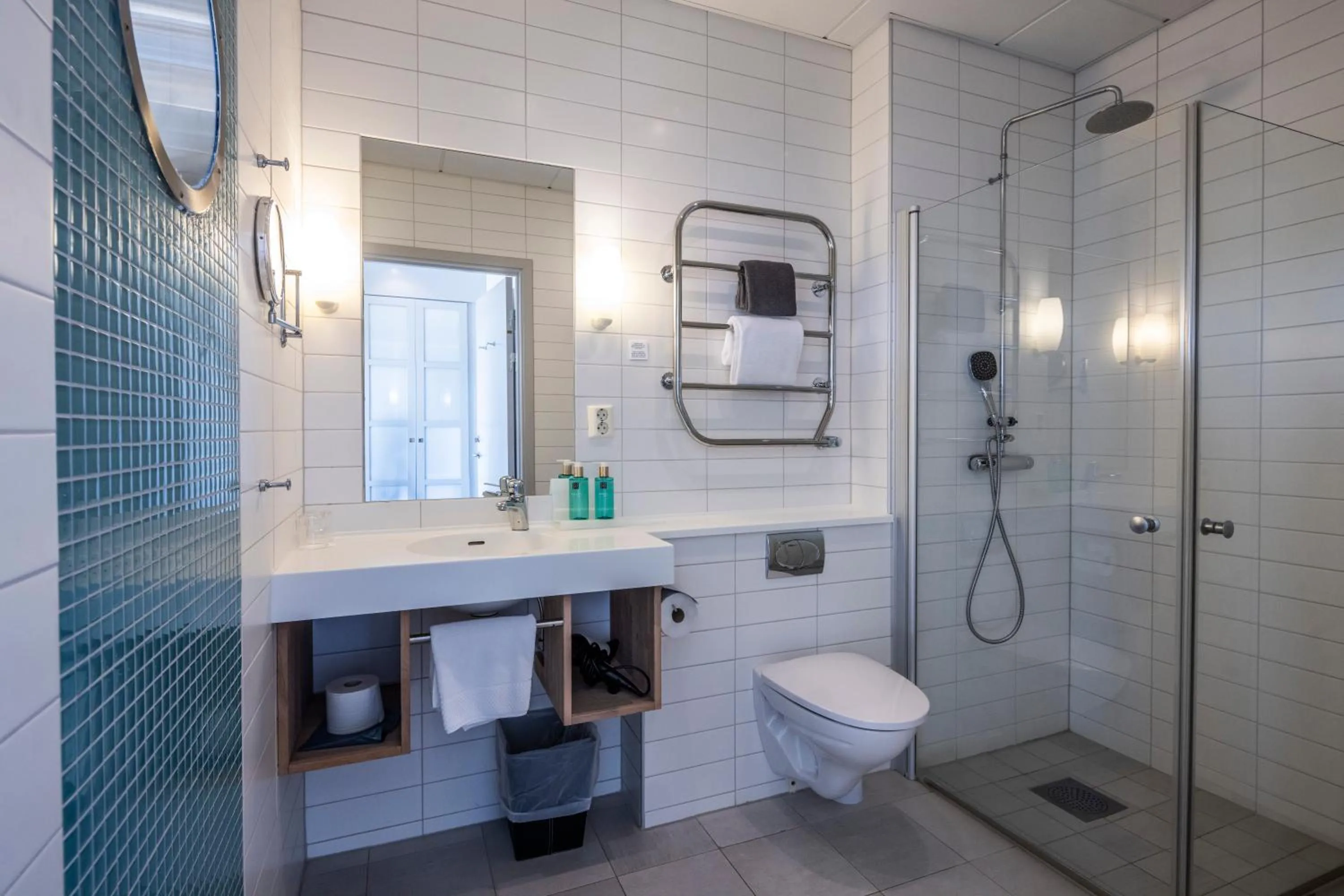 Bathroom in First Hotel Planetstaden