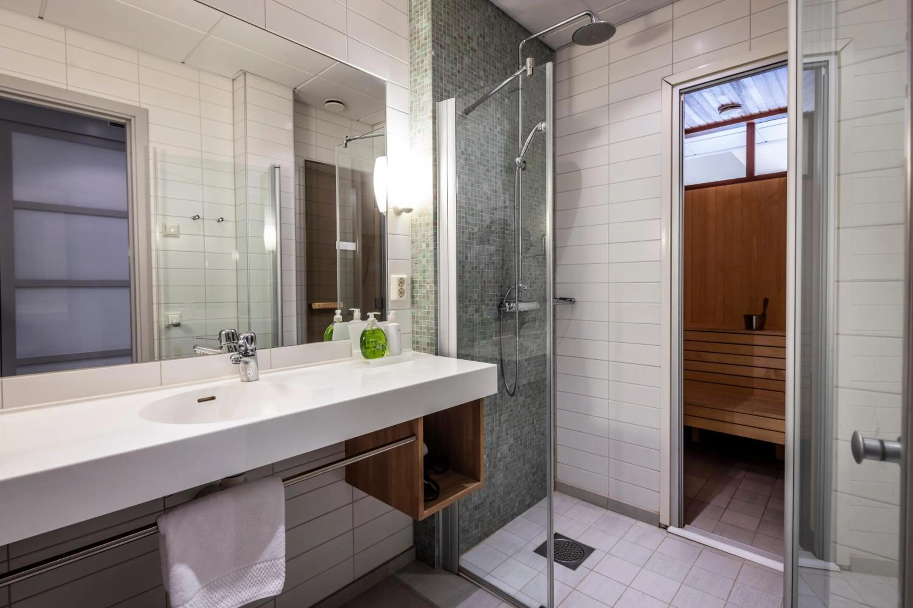 Bathroom in First Hotel Planetstaden