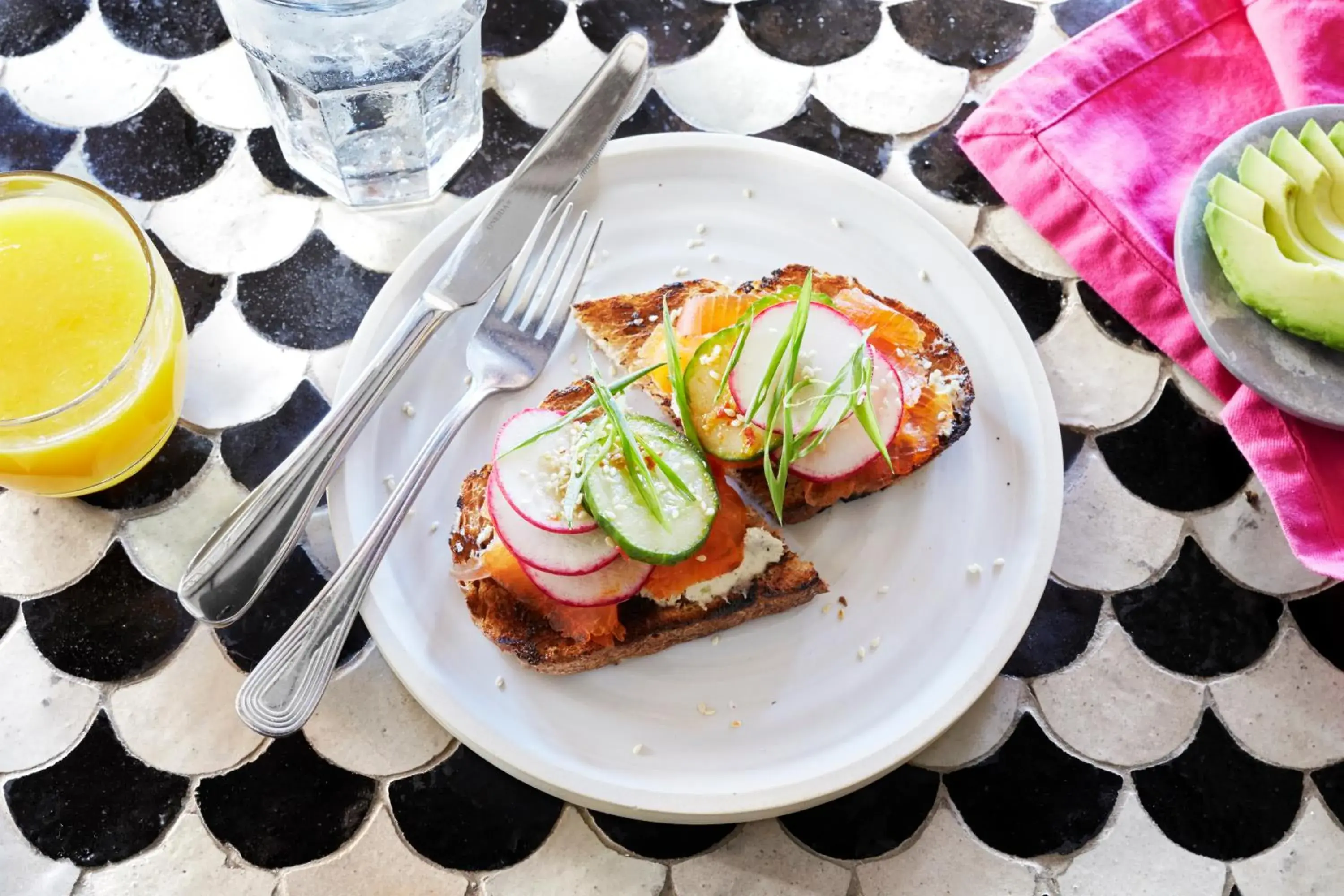 Breakfast in The Saguaro Palm Springs Breakfast in The Saguaro Palm Springs