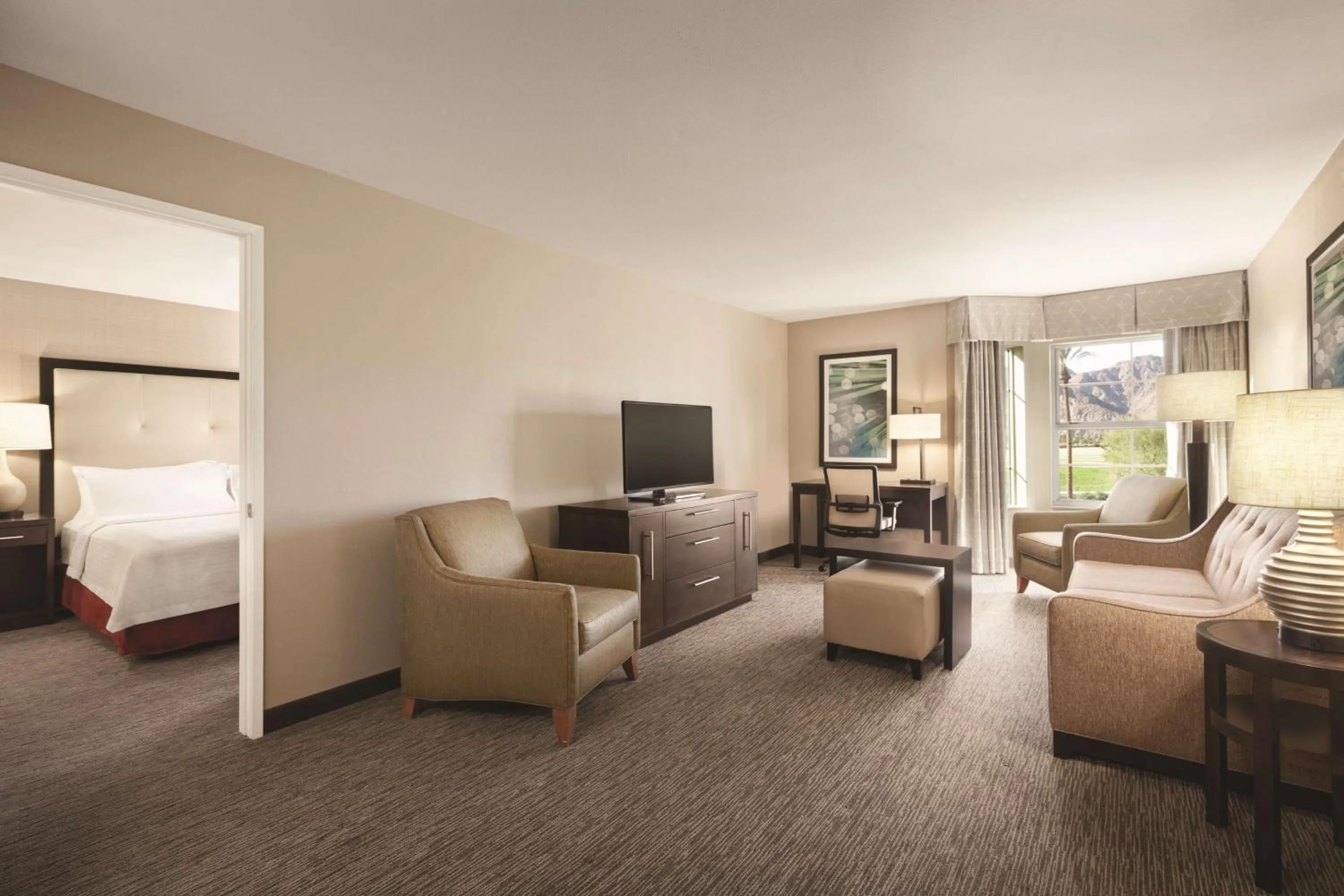 Bedroom, Bed in Homewood Suites by Hilton La Quinta