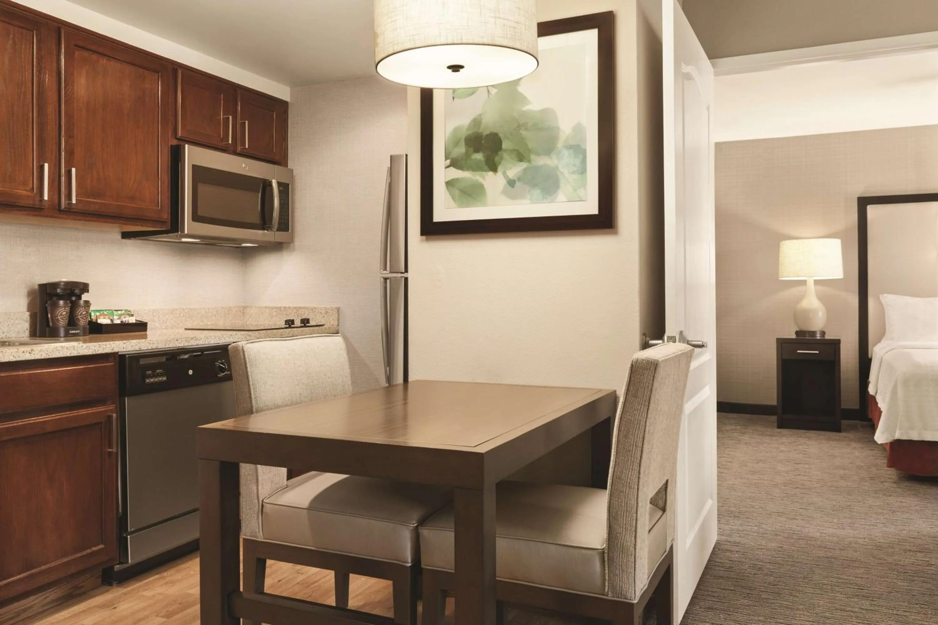 Kitchen or kitchenette in Homewood Suites by Hilton La Quinta