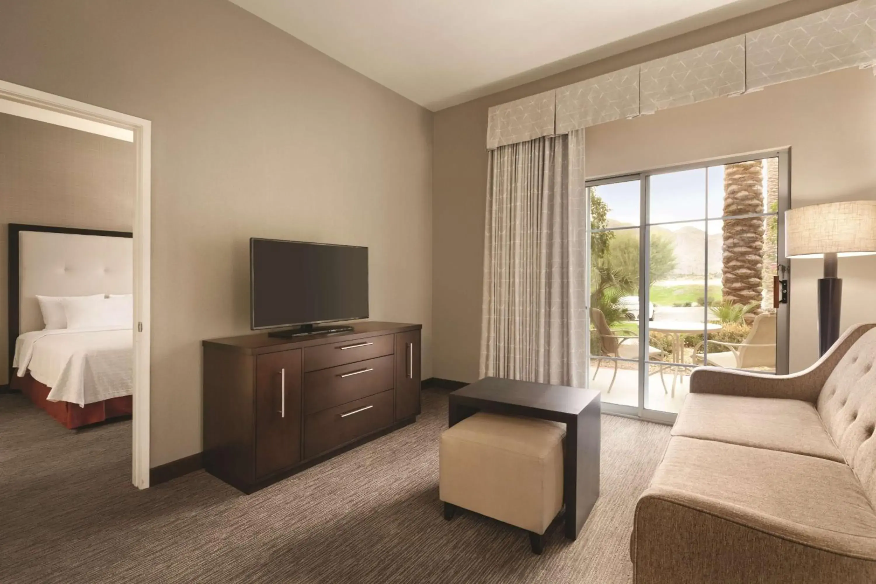 Bedroom, Bed in Homewood Suites by Hilton La Quinta Bedroom, Bed in Homewood Suites by Hilton La Quinta