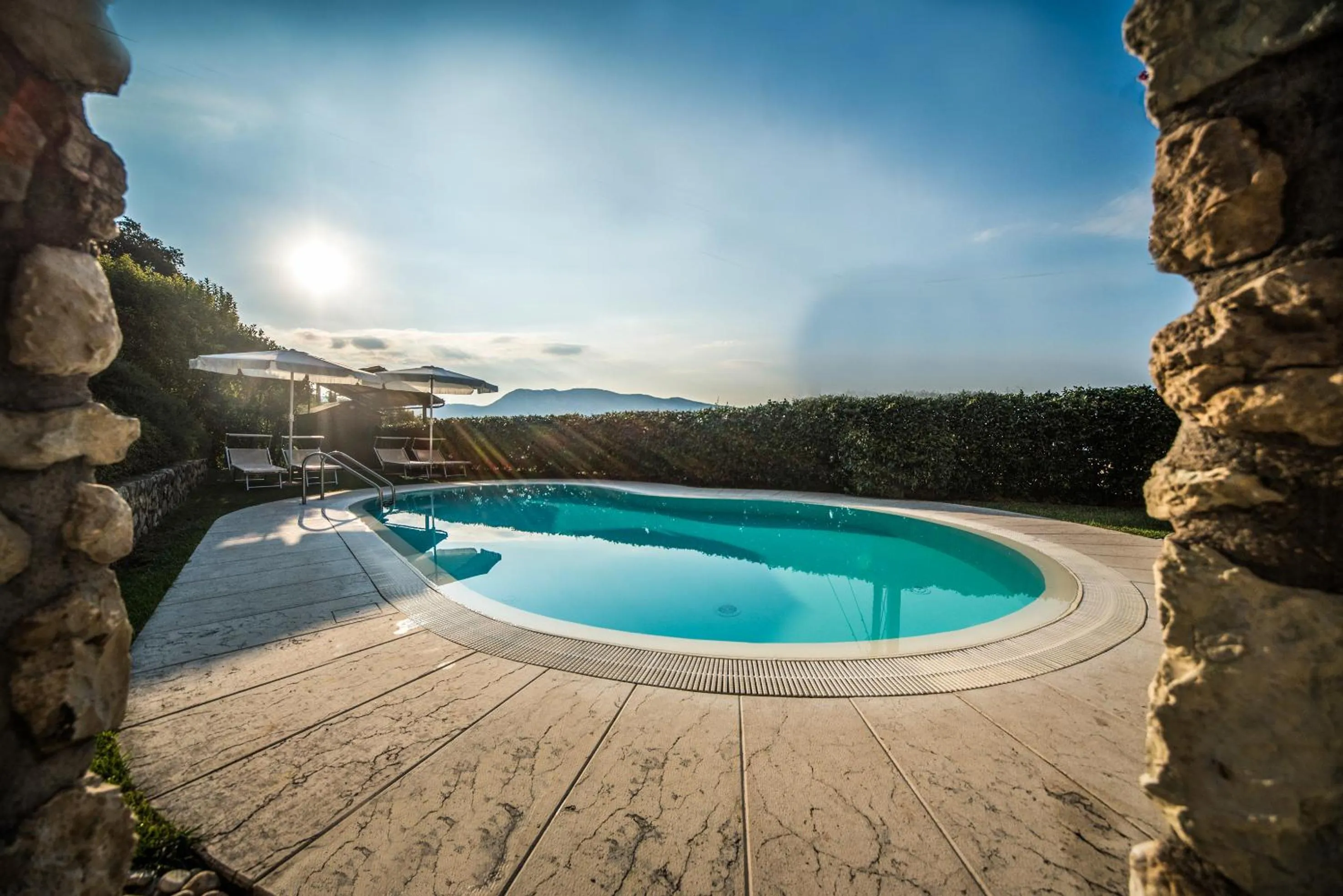 Swimming pool in B&B La Rubiana