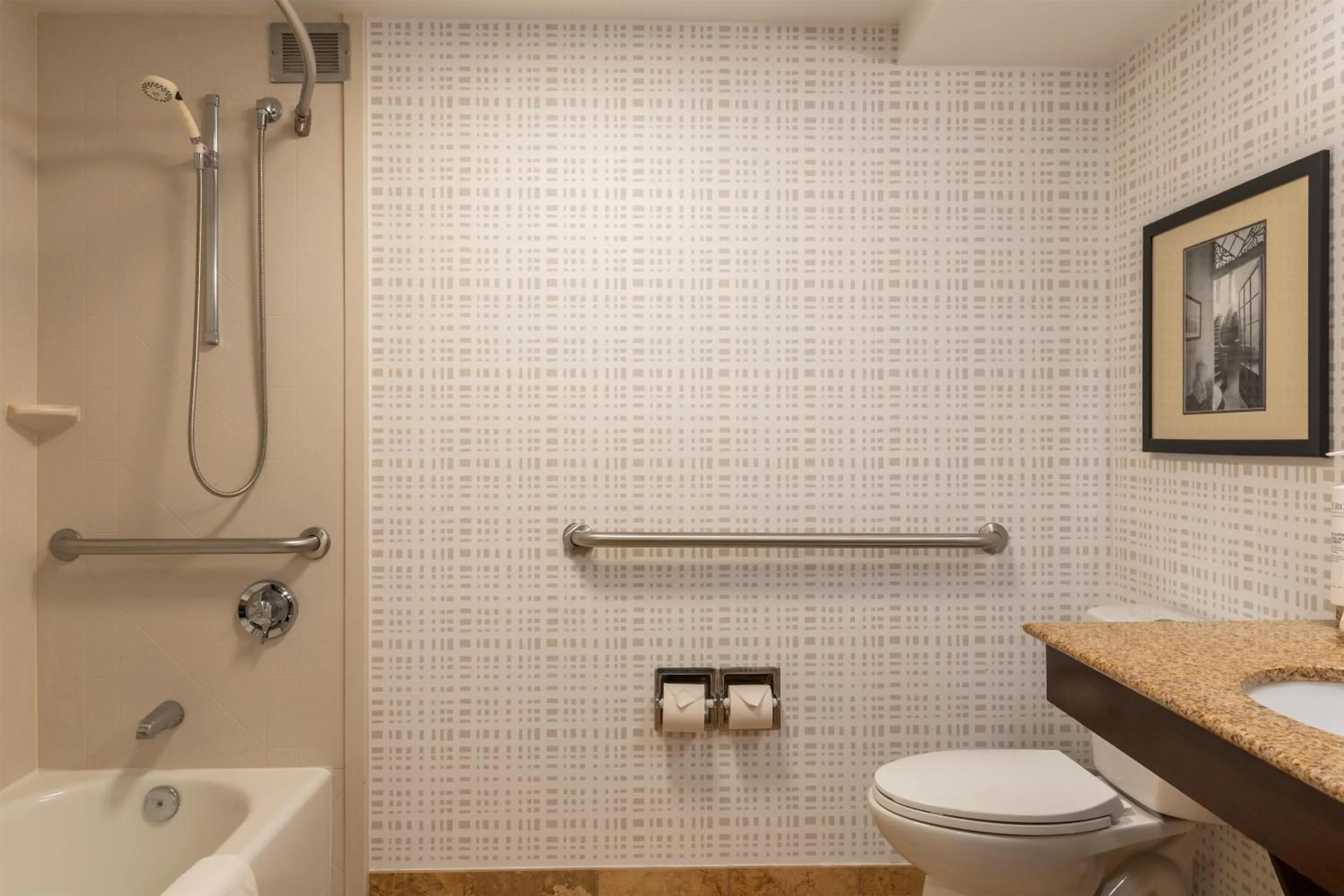 Bathroom in Hampton Inn Portsmouth Central