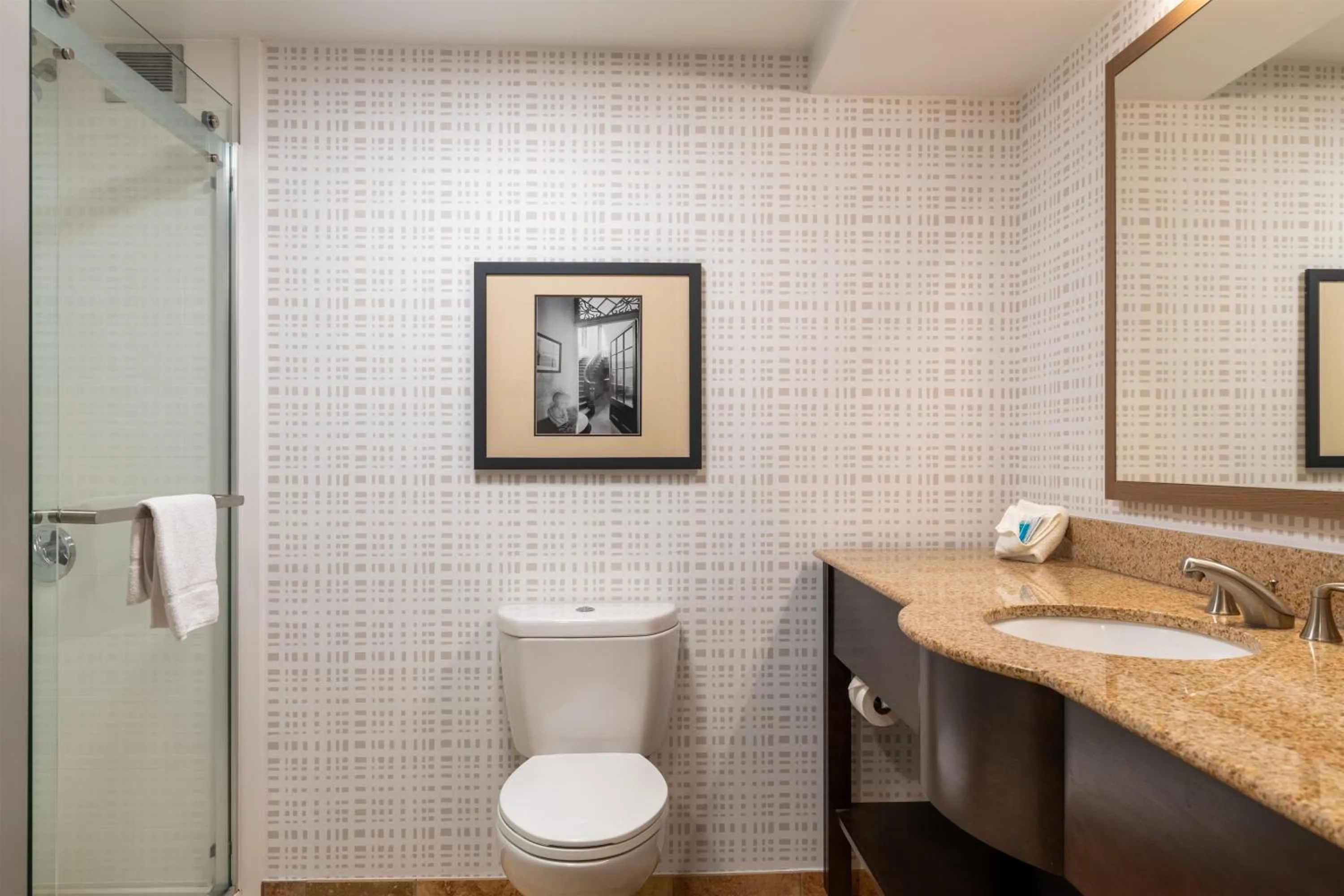 Bathroom in Hampton Inn Portsmouth Central