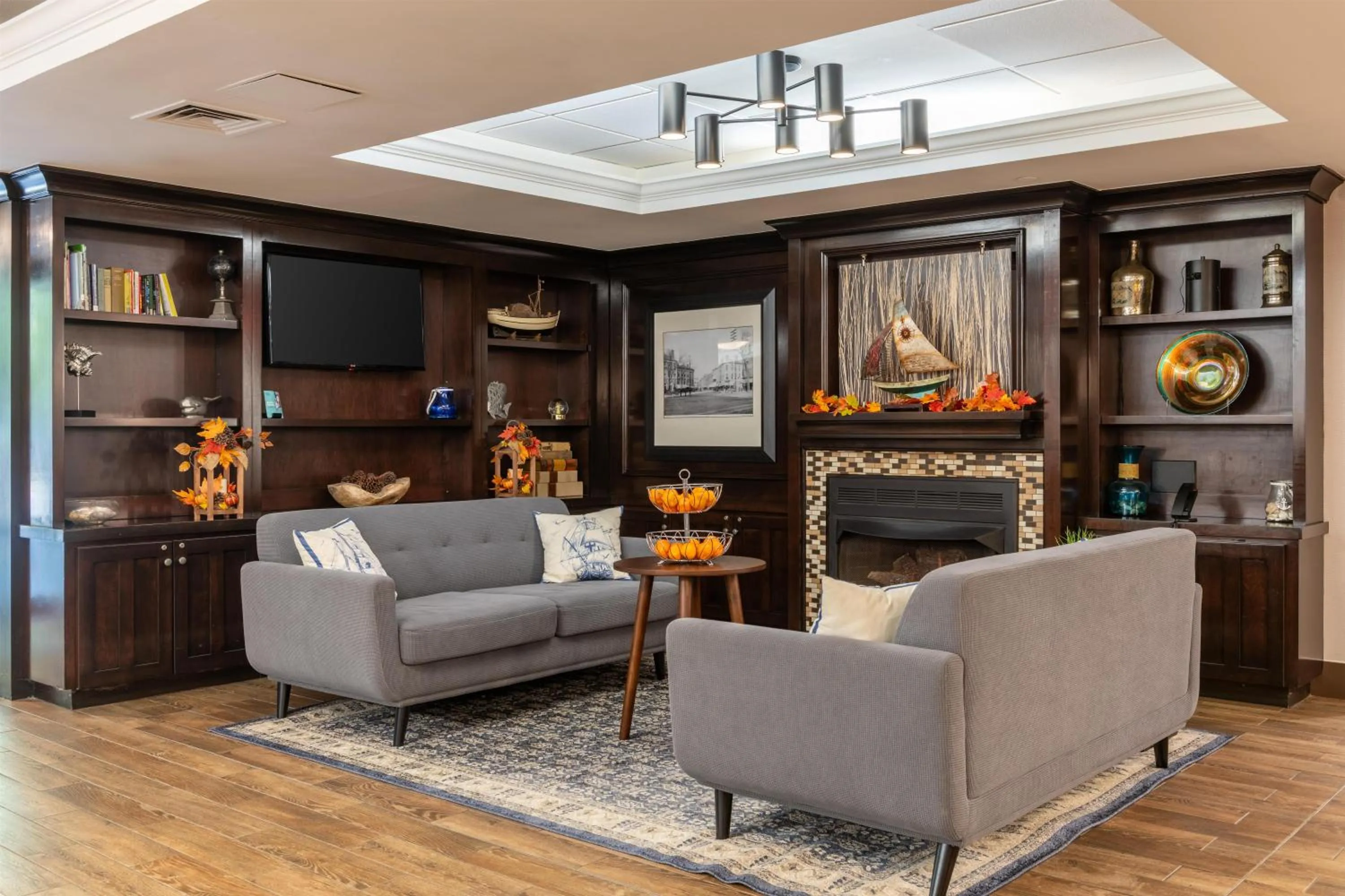 Lobby or reception in Hampton Inn Portsmouth Central