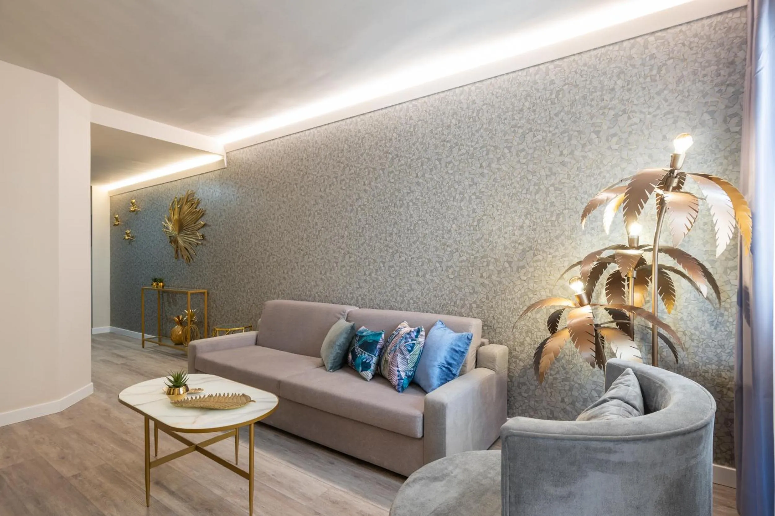 Living room in Hotel Palacete de Alamos