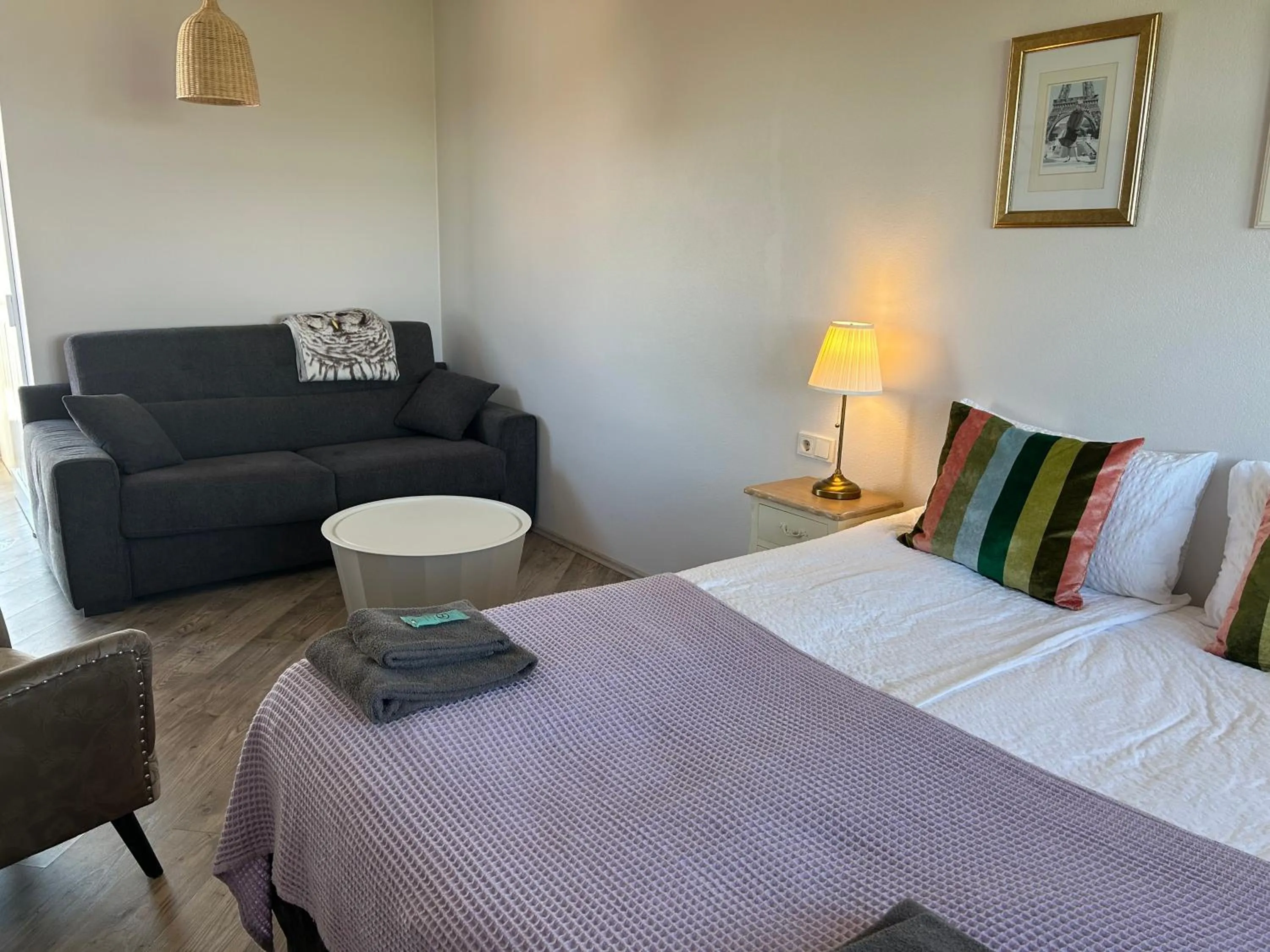 Bed in Lindartún Guesthouse