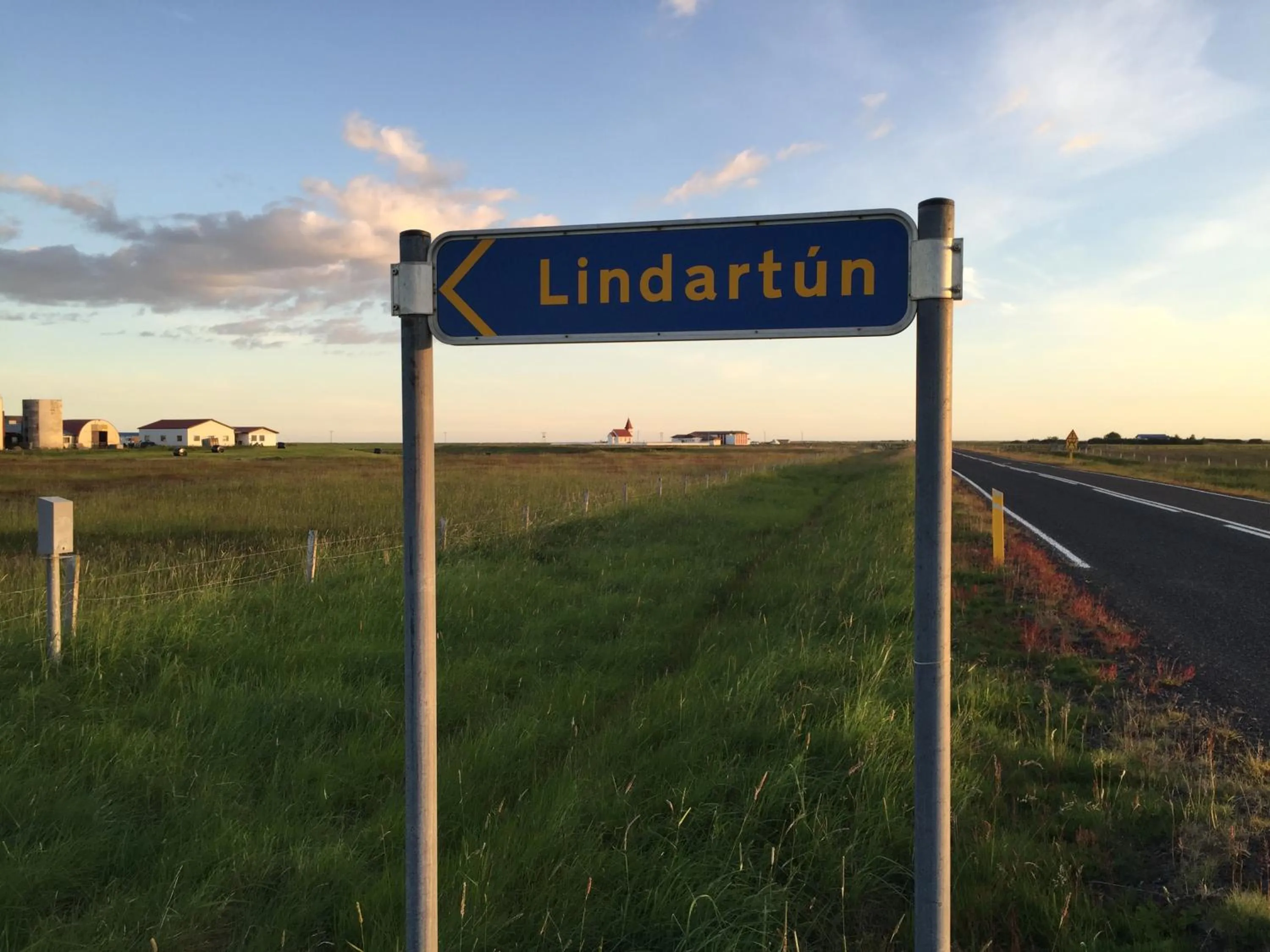 Property logo or sign in Lindartún Guesthouse