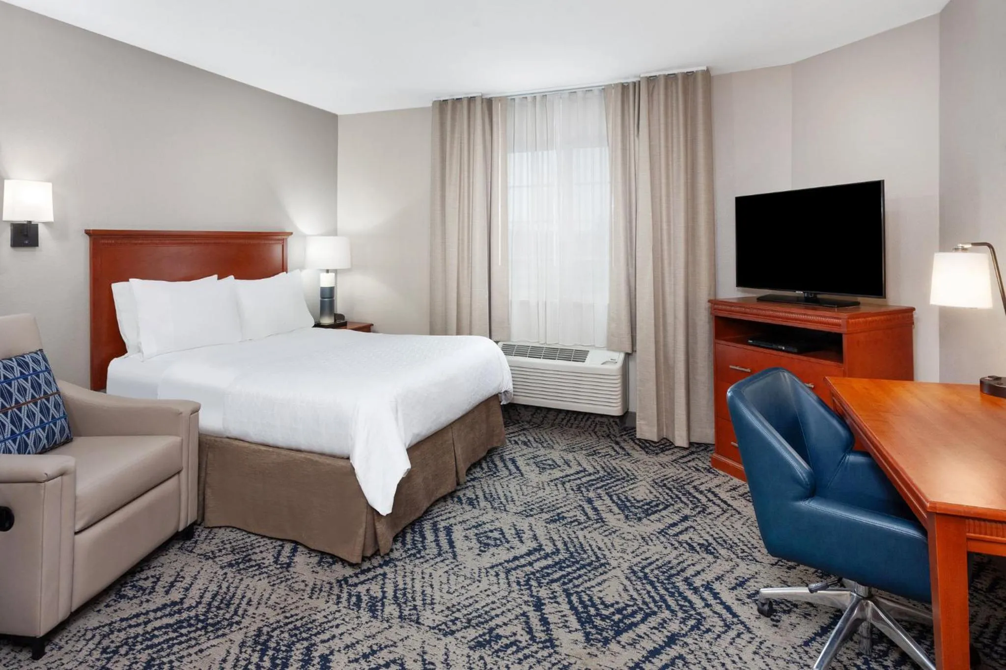 Photo of the whole room, Bed in Candlewood Suites Louisville North by IHG