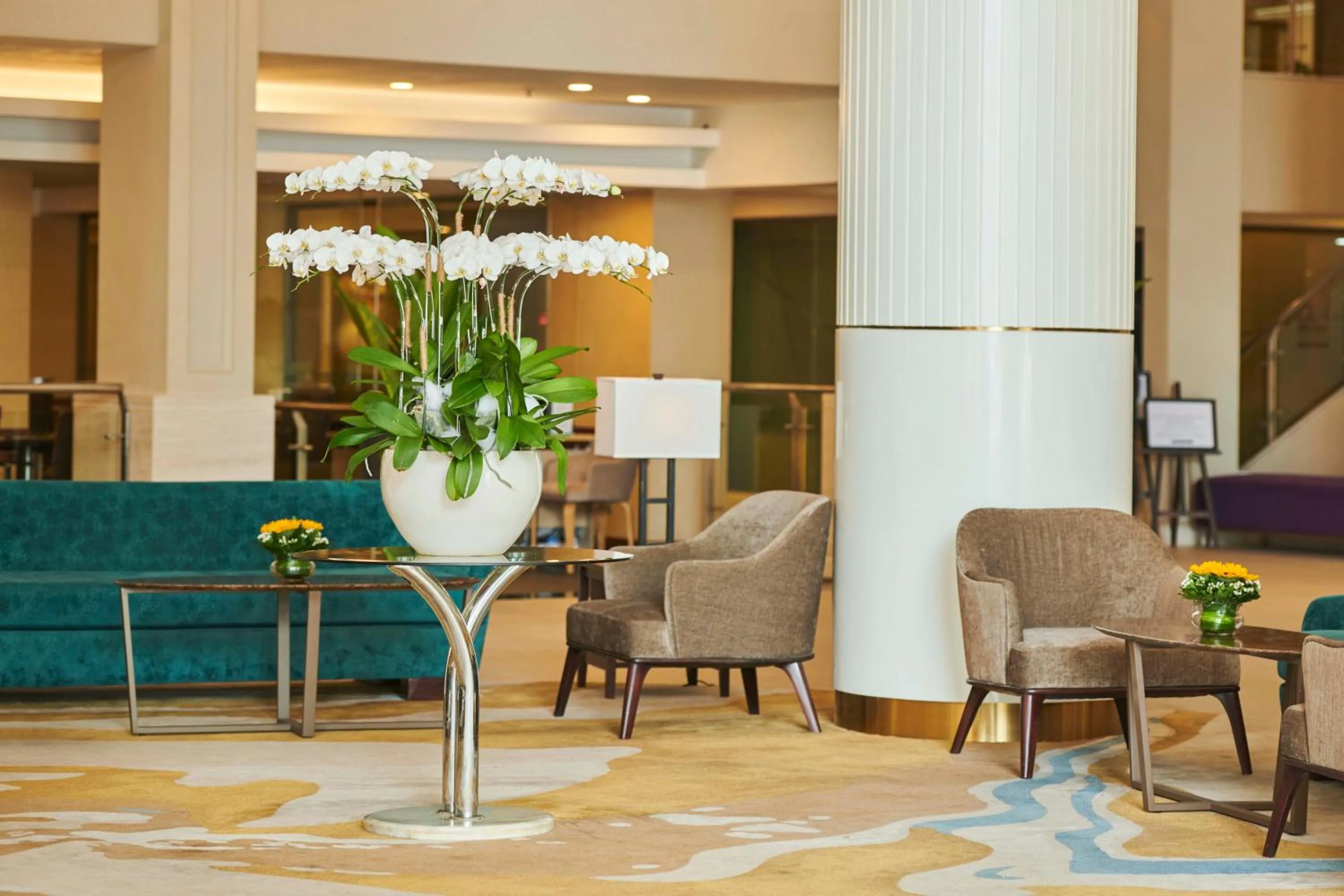 Seating area in Eastin Grand Hotel Saigon
