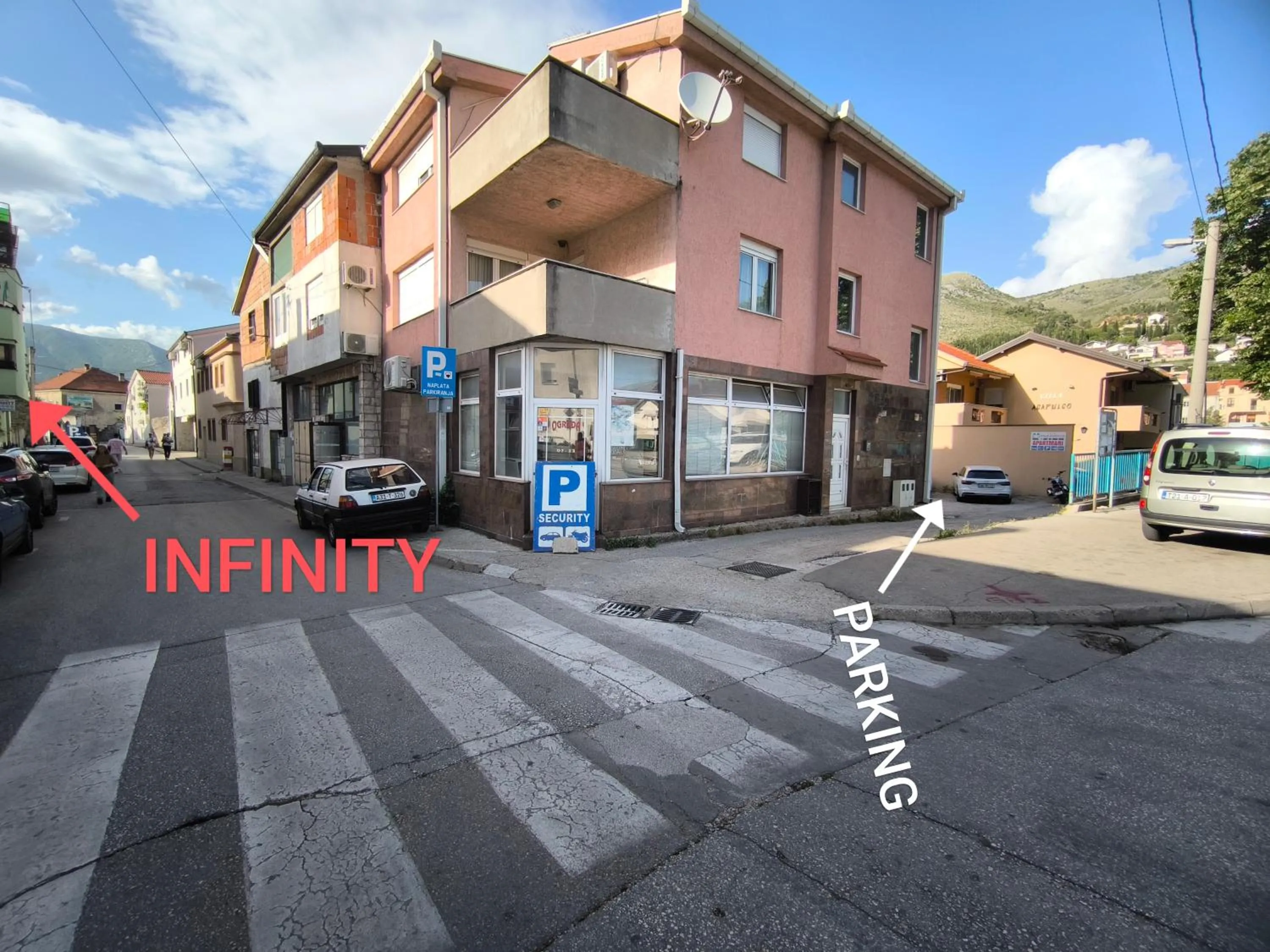 Parking in Pansion Infinity
