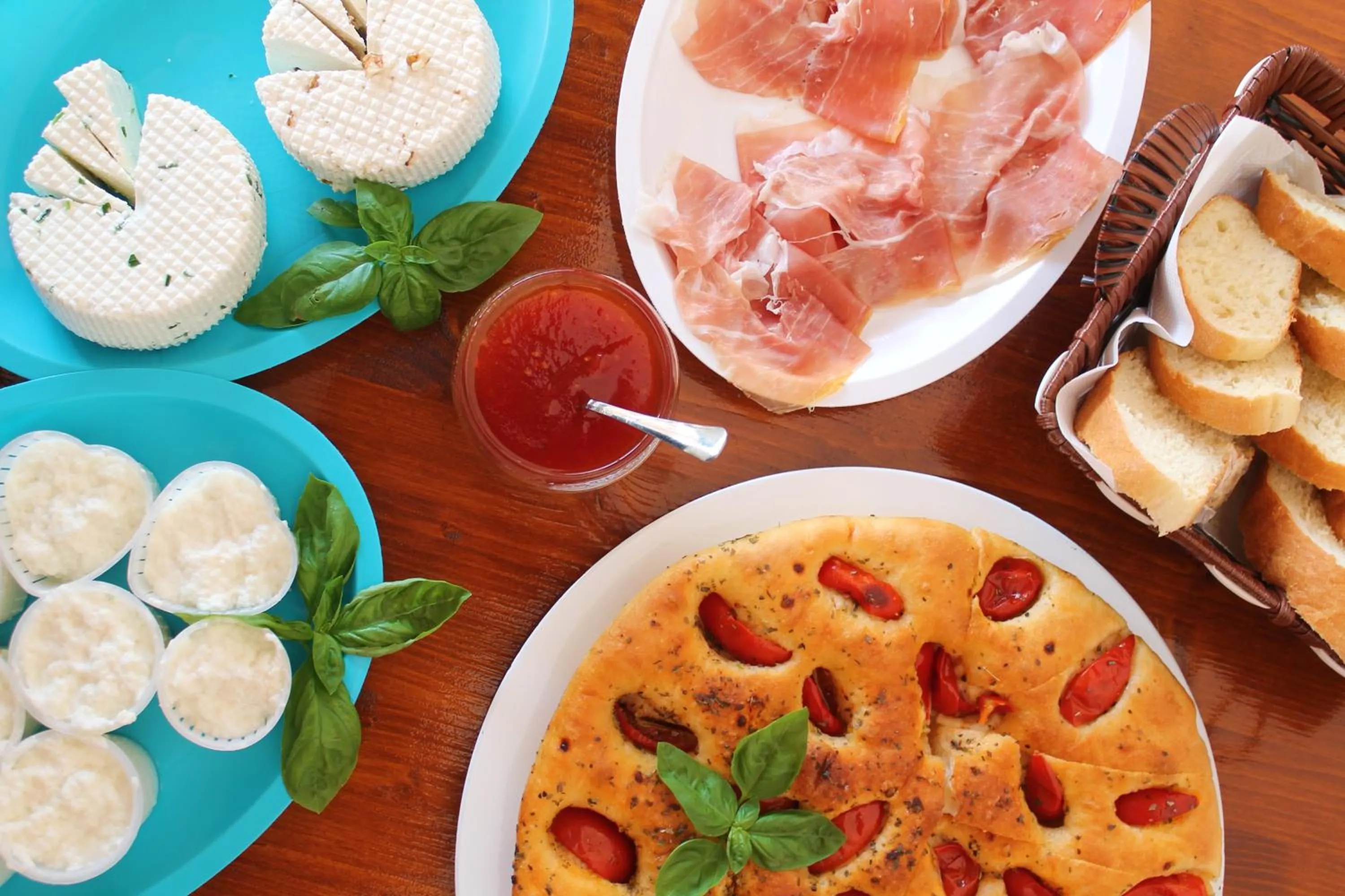 Food and drinks in B&B Lizia