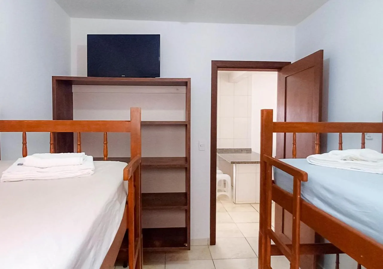 Bed in Pousada Nereidas