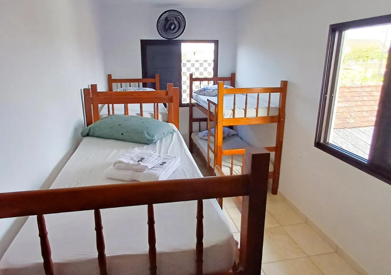 Bed in Pousada Nereidas