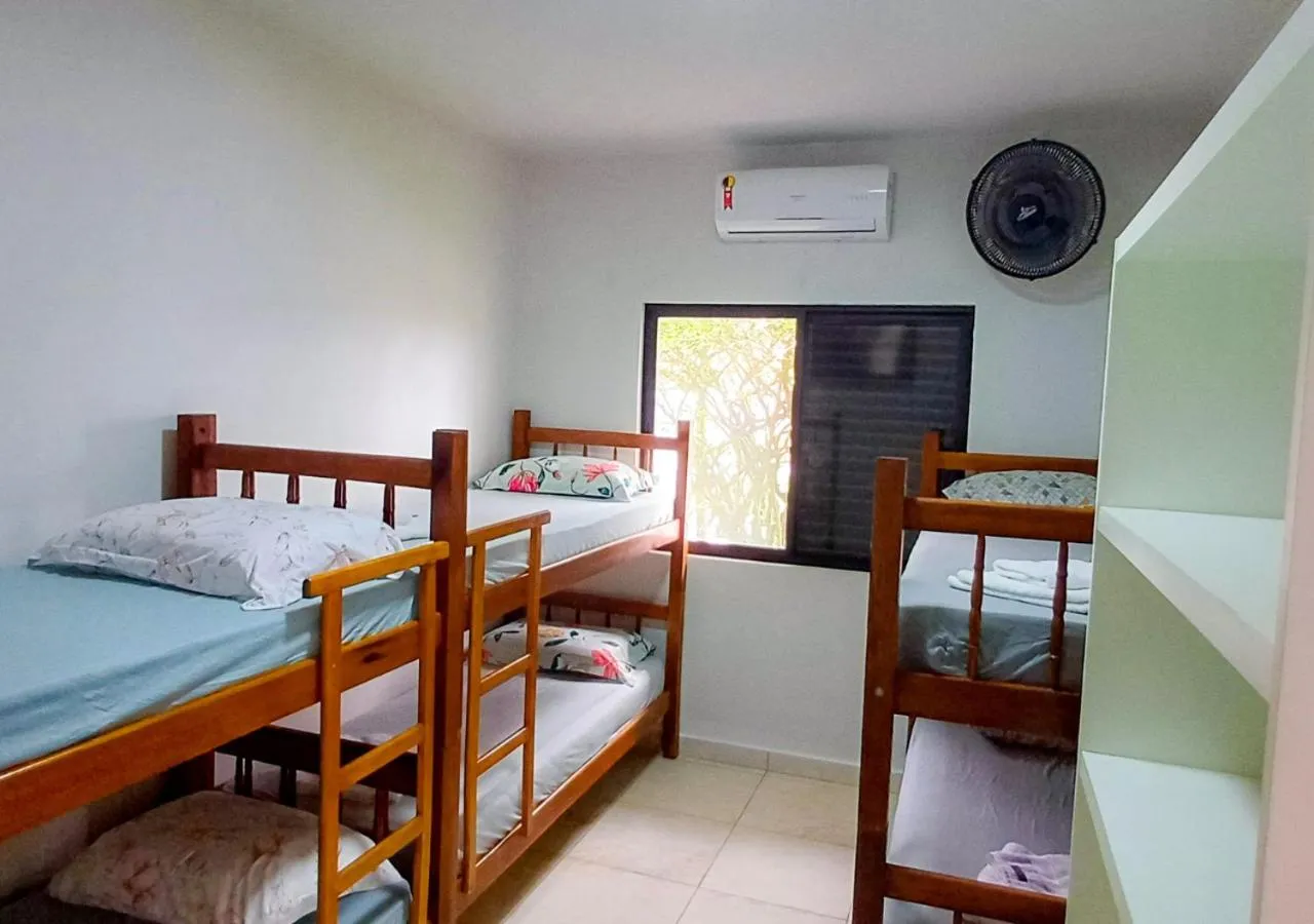 Bed in Pousada Nereidas