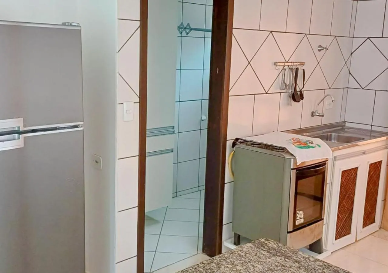 Kitchen or kitchenette in Pousada Nereidas