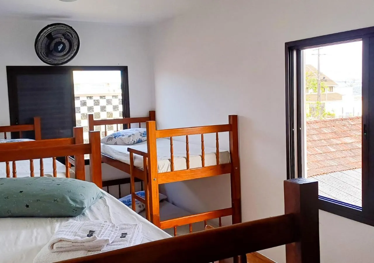 Bed in Pousada Nereidas