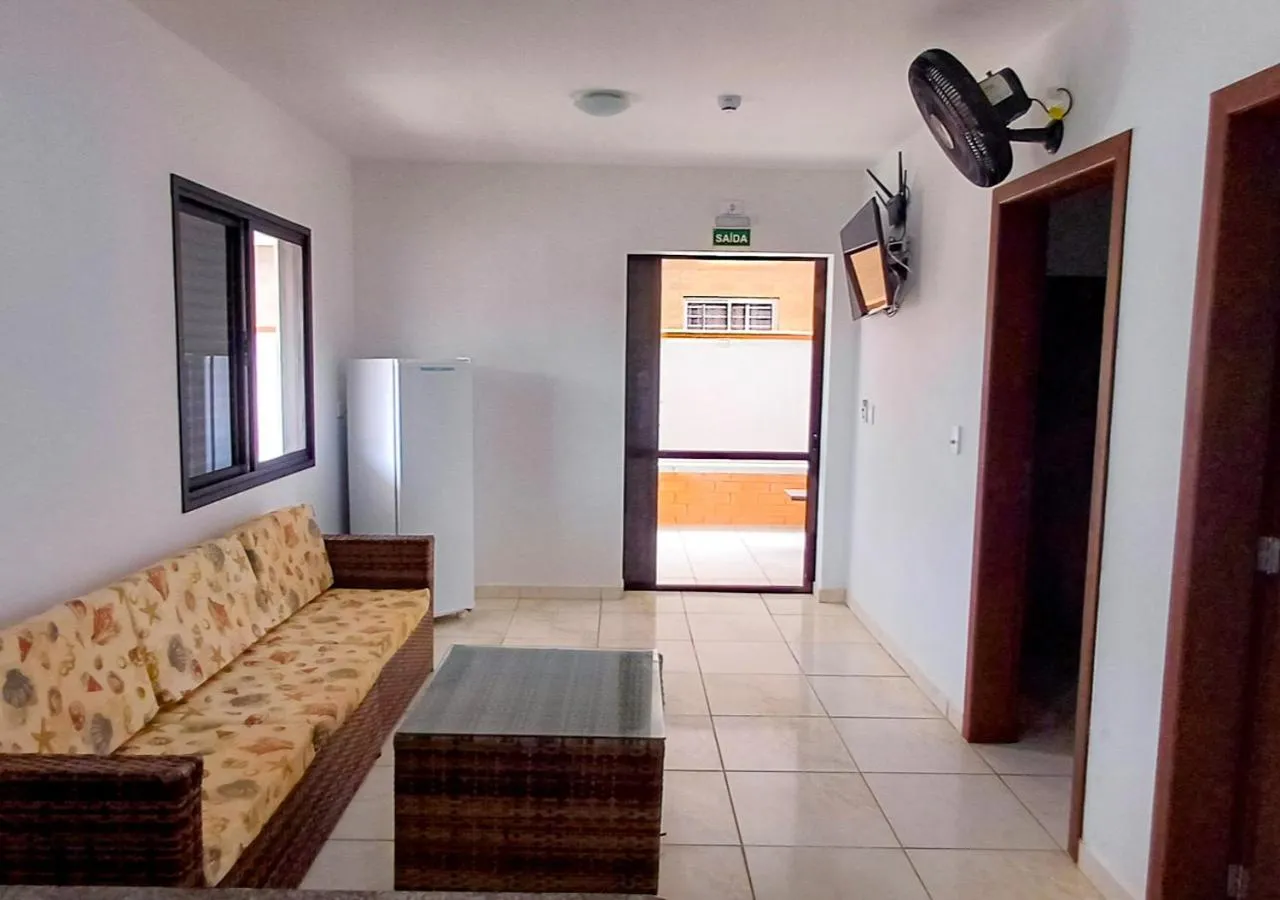 Communal lounge/ TV room in Pousada Nereidas