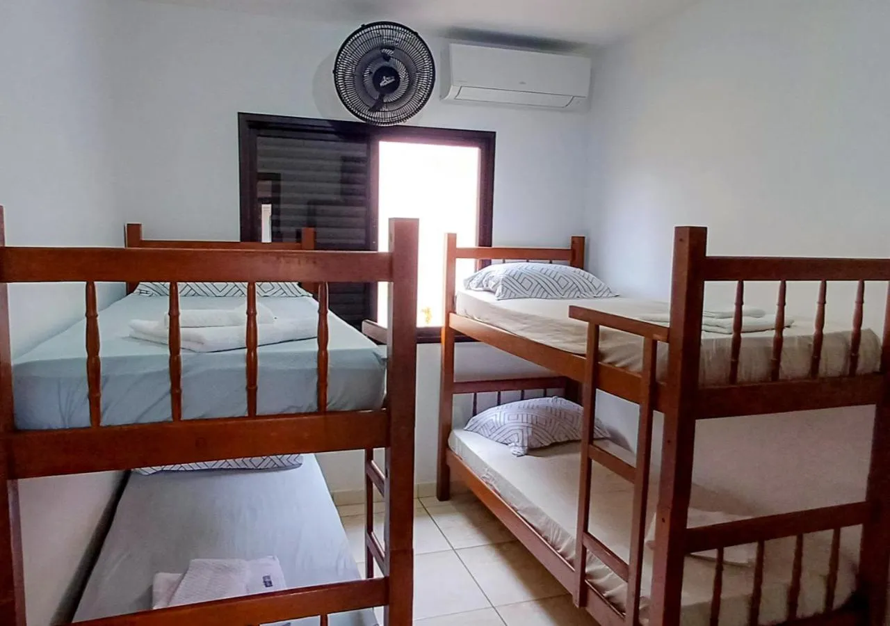 Bed in Pousada Nereidas