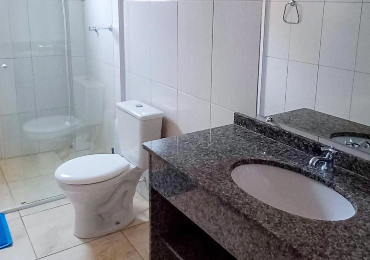 Toilet in Pousada Nereidas