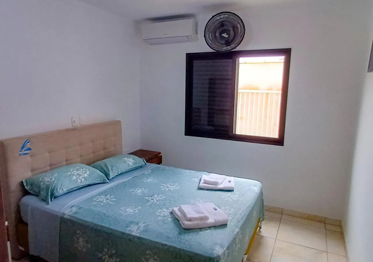 Bed in Pousada Nereidas