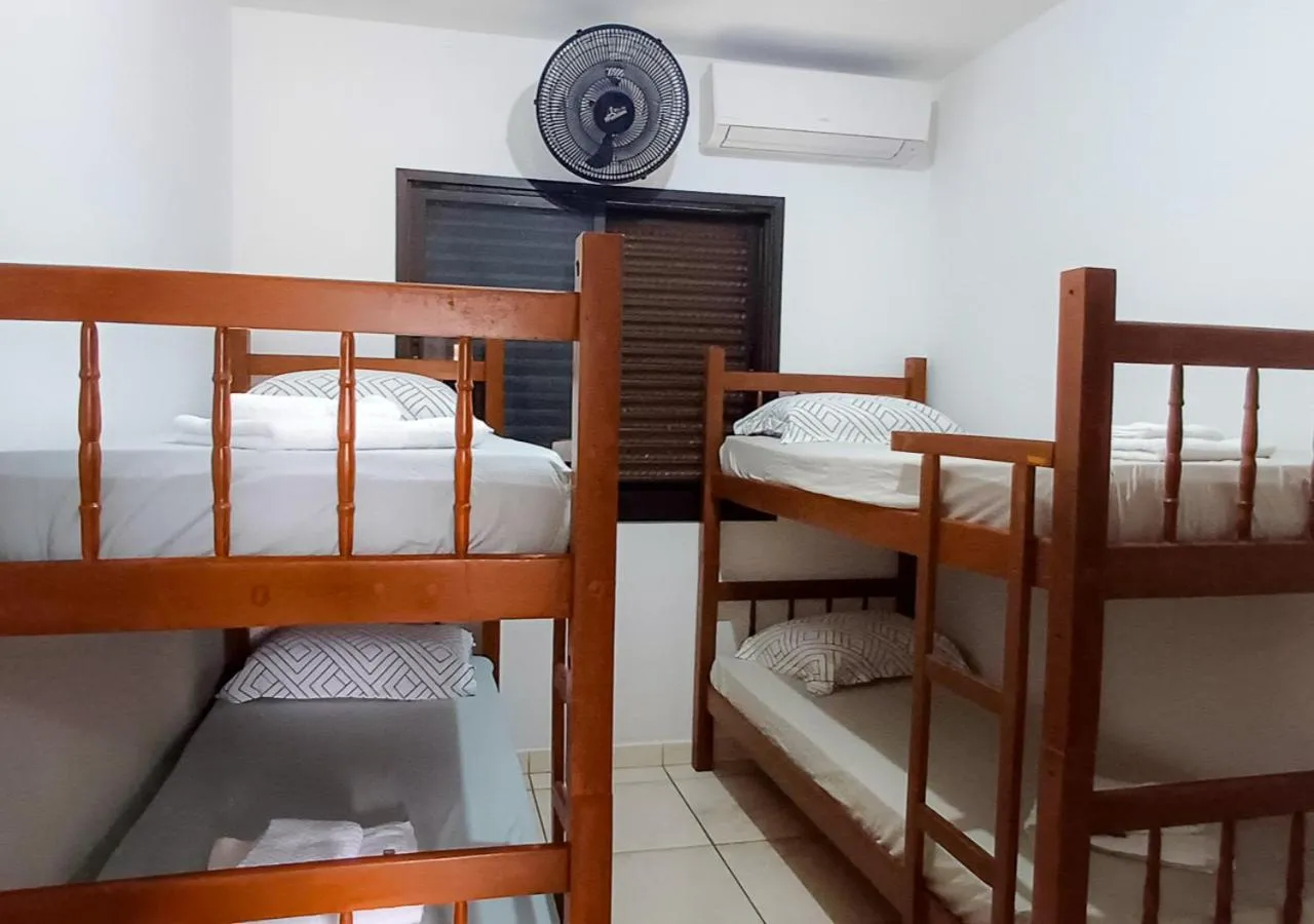 Bed in Pousada Nereidas