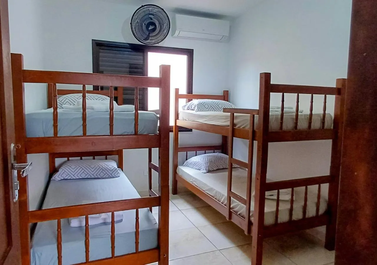 Bed in Pousada Nereidas