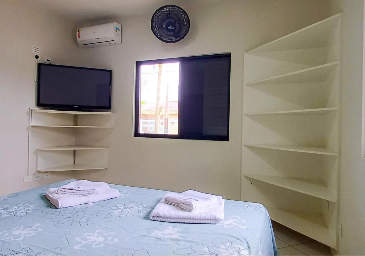 Bed in Pousada Nereidas