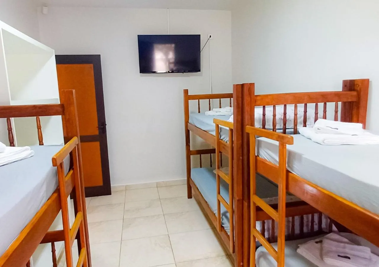 Bed in Pousada Nereidas
