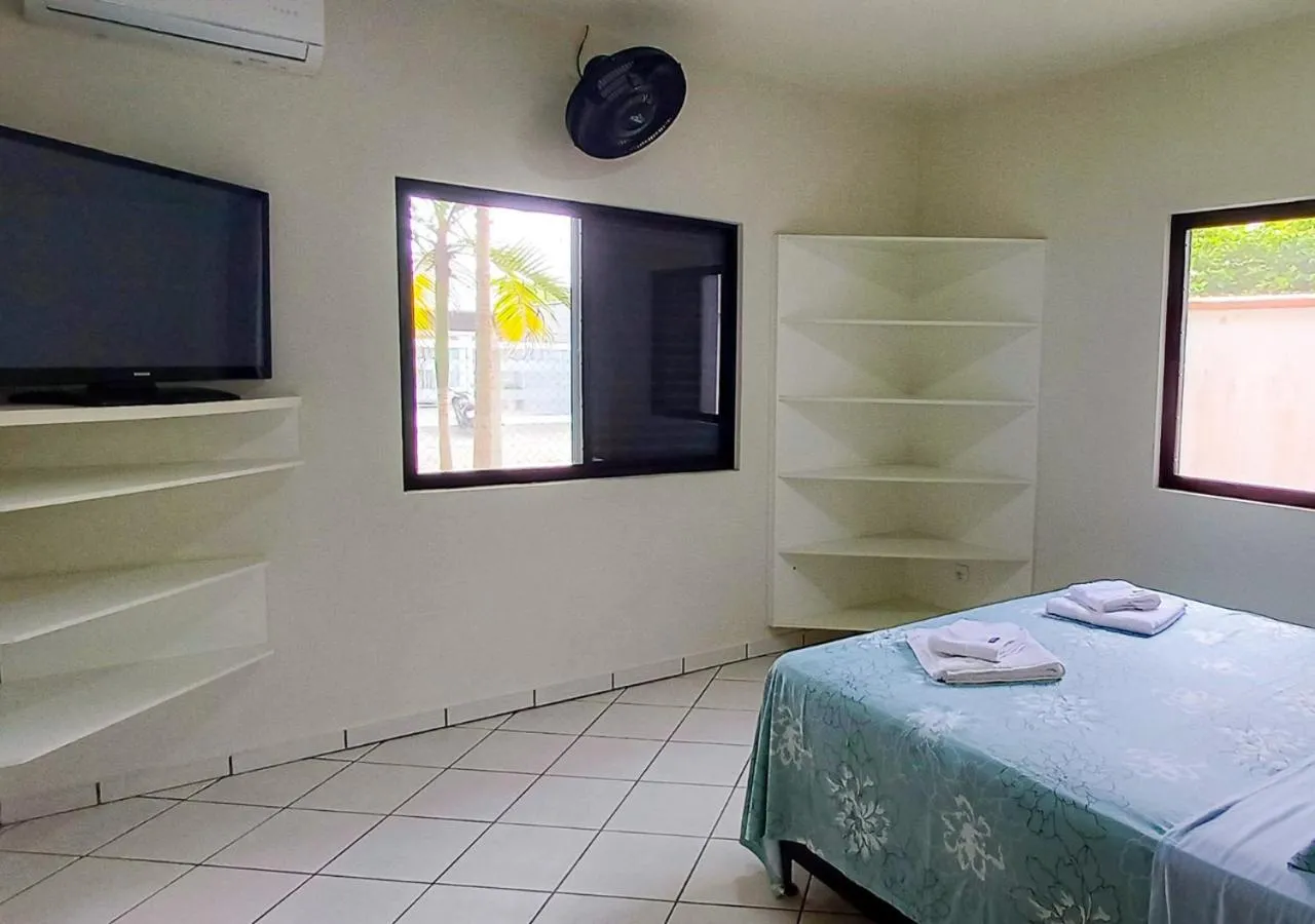 Bed in Pousada Nereidas