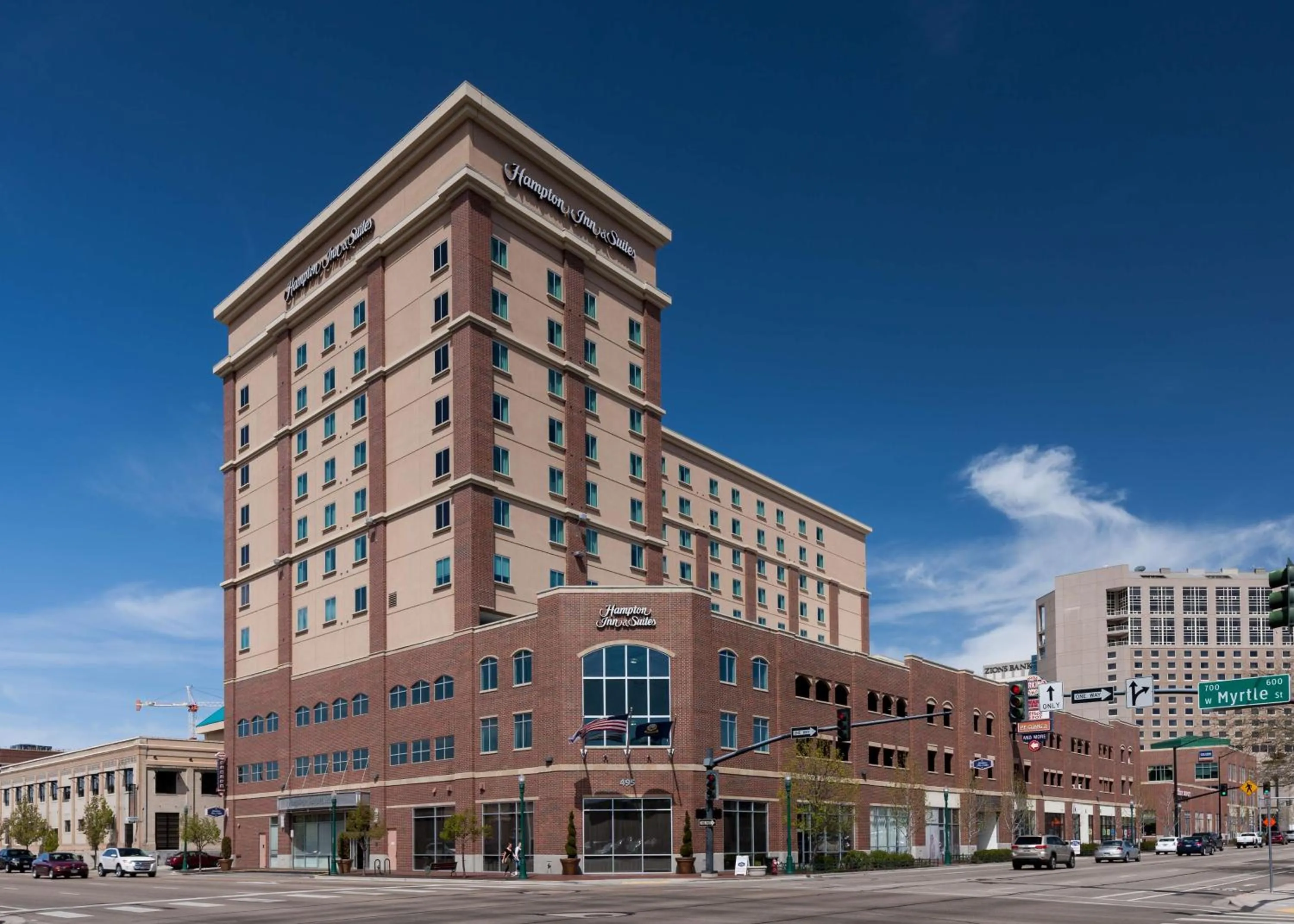 Property building in Hampton Inn & Suites Boise-Downtown