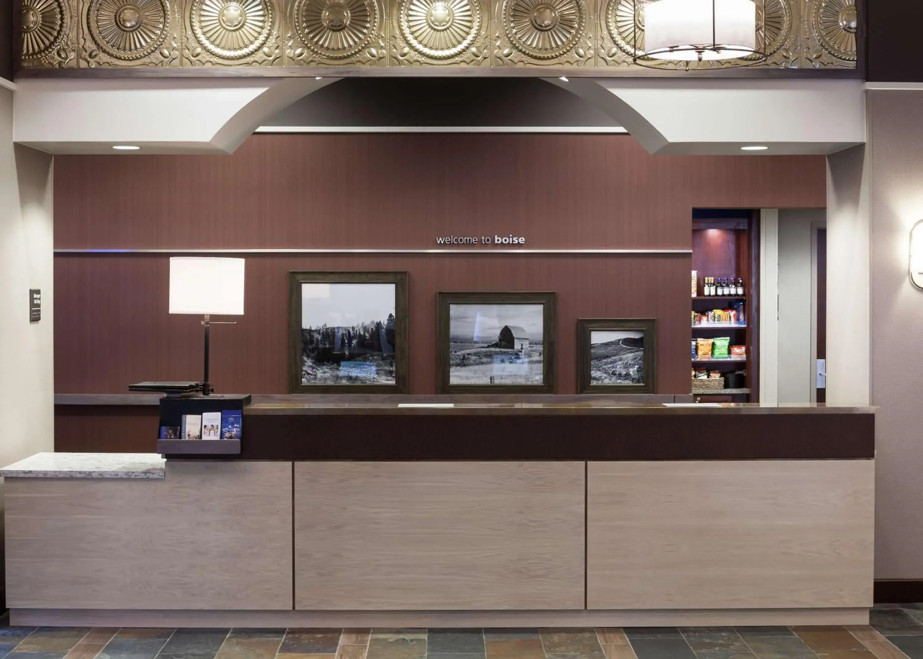 Lobby or reception in Hampton Inn & Suites Boise-Downtown Lobby or reception in Hampton Inn & Suites Boise-Downtown