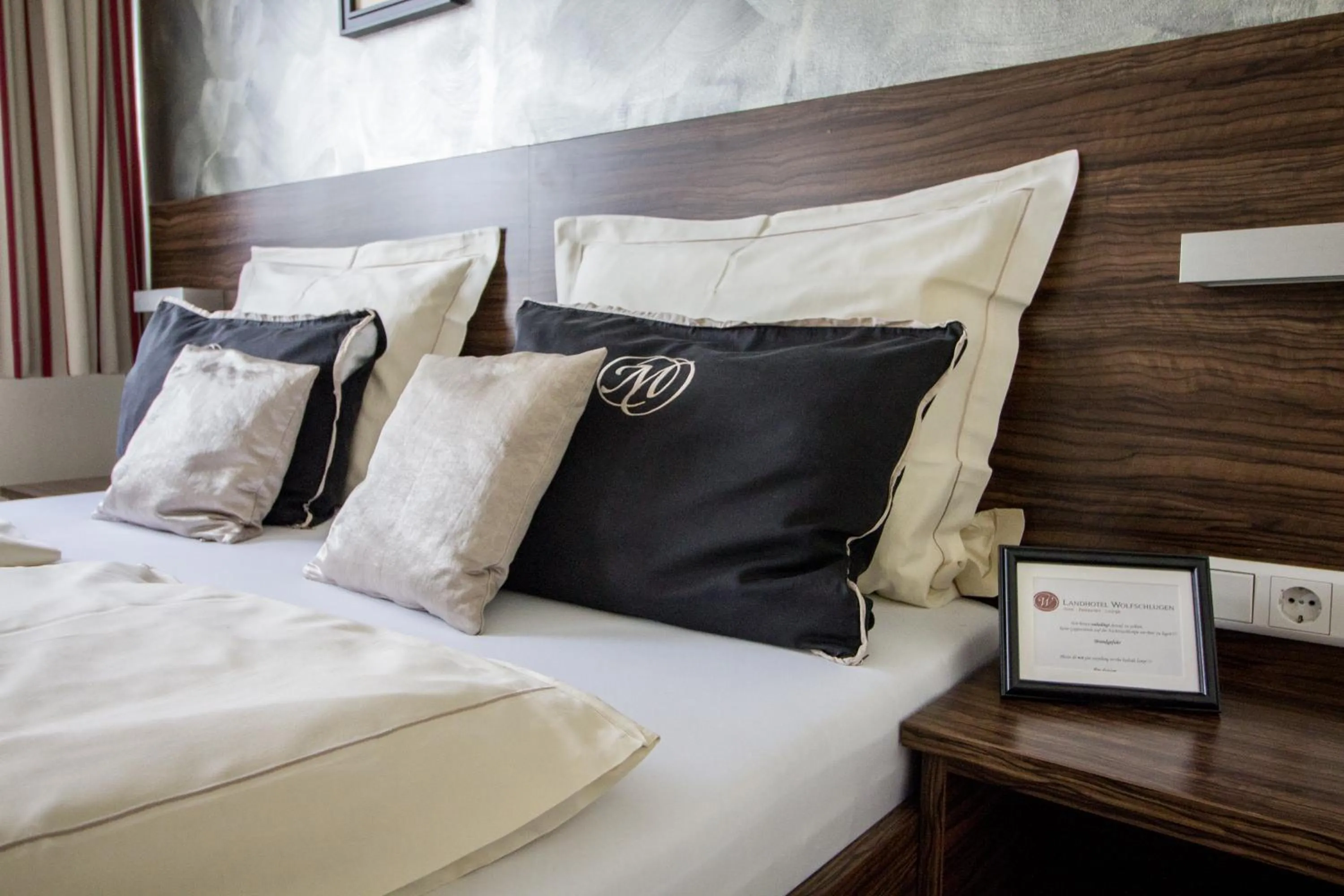 Photo of the whole room, Bed in Landhotel Wolfschlugen