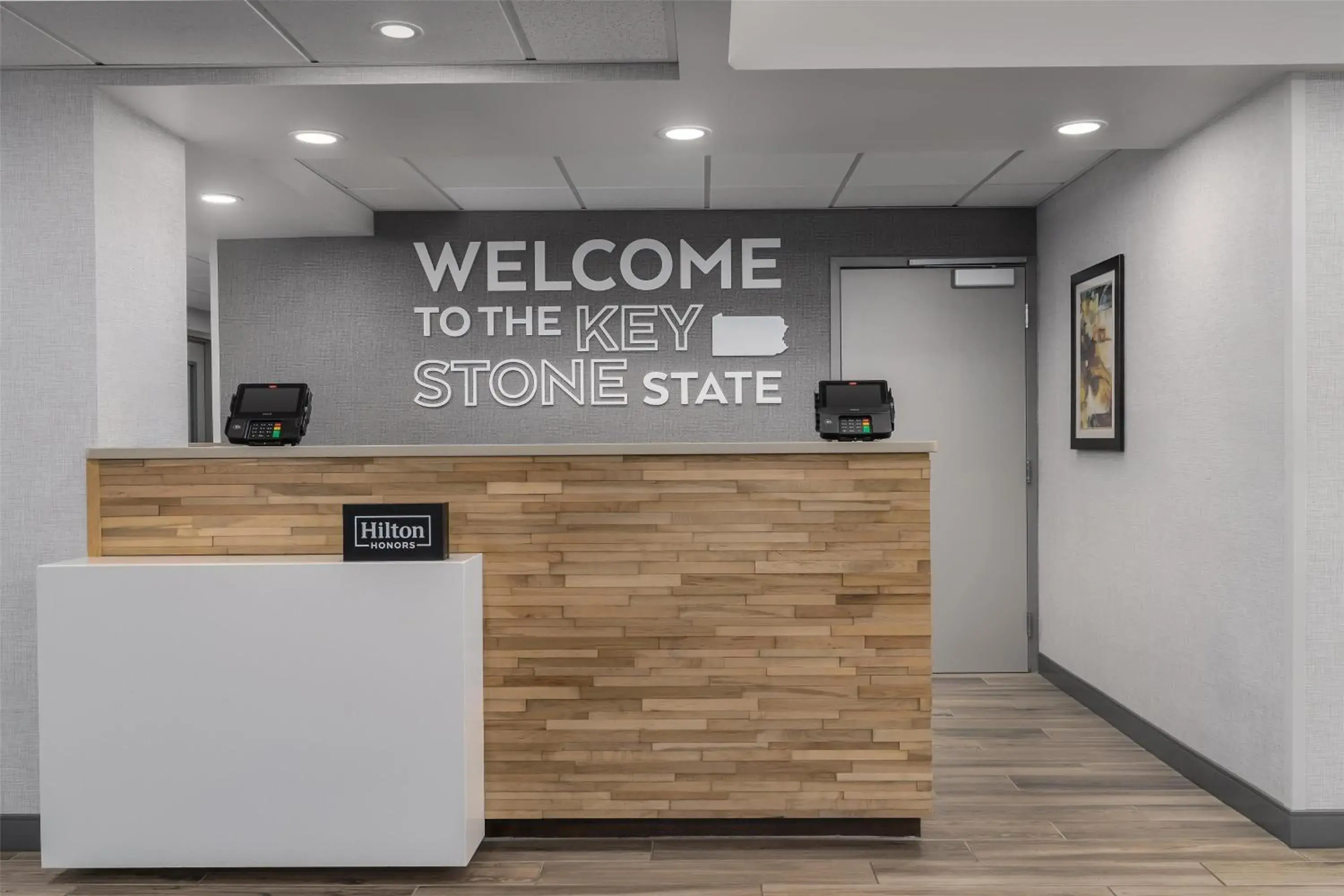 Lobby or reception in Hampton Inn Altoona Lobby or reception in Hampton Inn Altoona