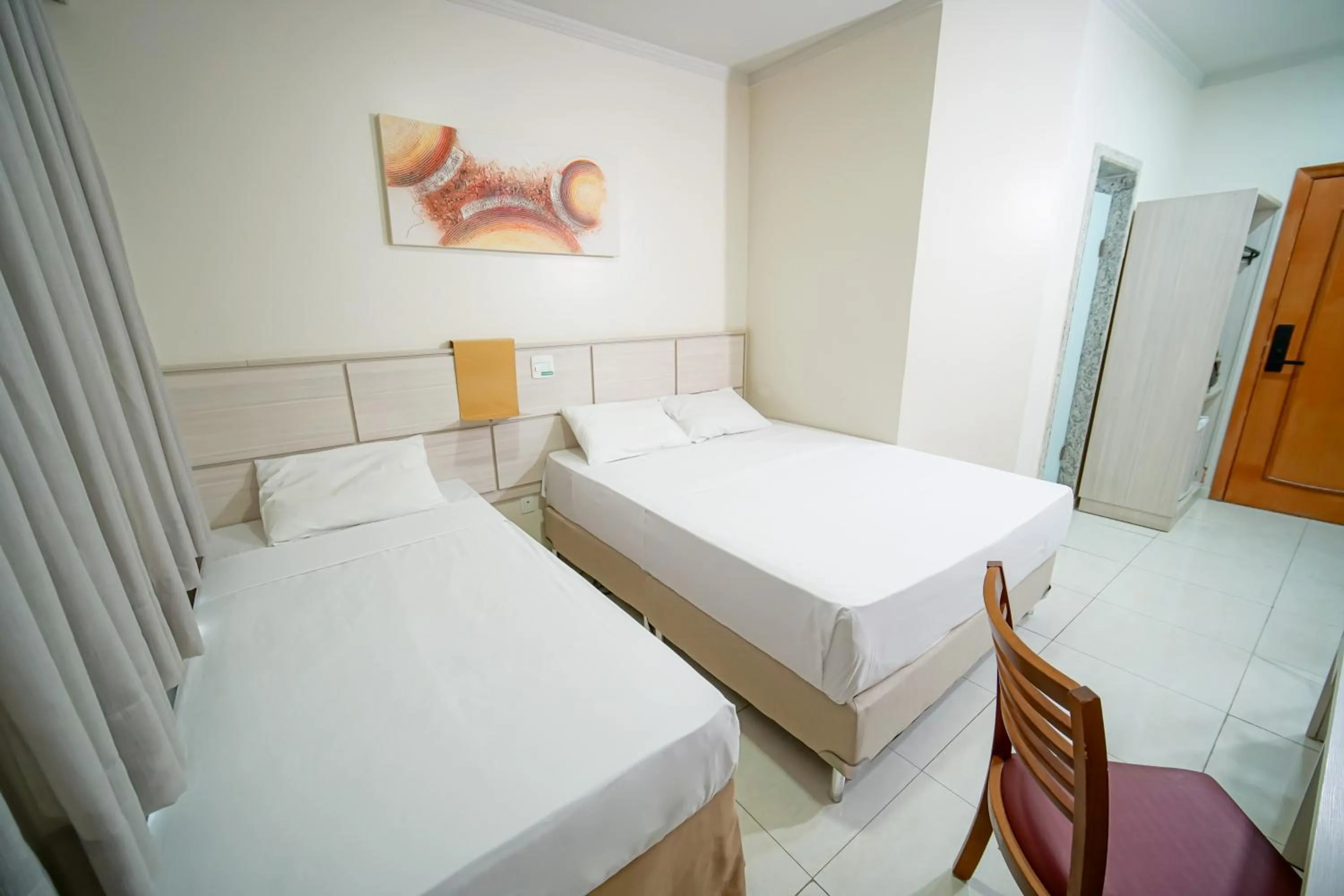 Bedroom, Bed in Hotel Golden Park Sorocaba & Convenções by Nacional Inn