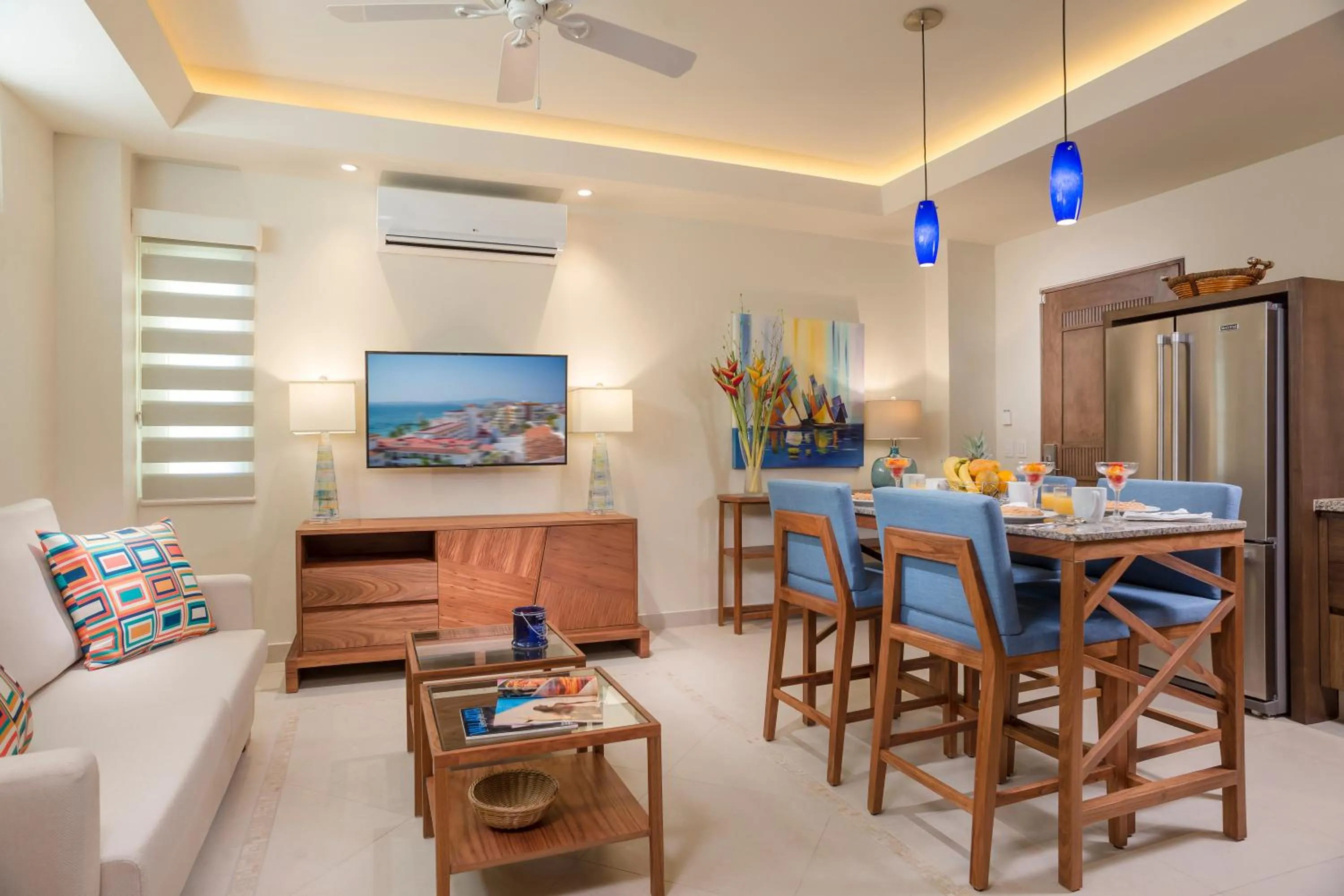 Dining area in V Azul Vallarta - Luxury Vacation Rental Adults Only