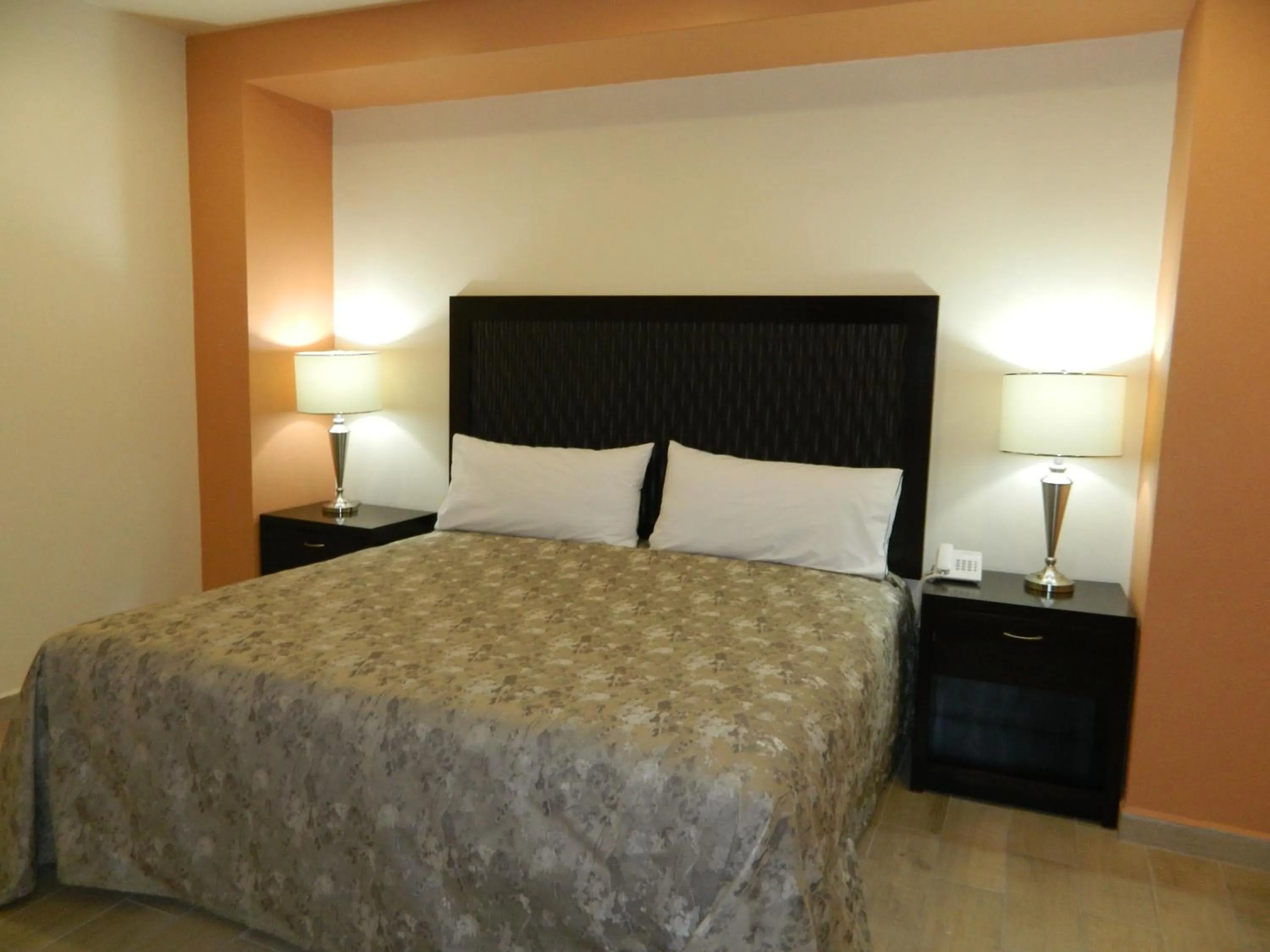 Decorative detail, Bed in Hotel Plaza Bernal