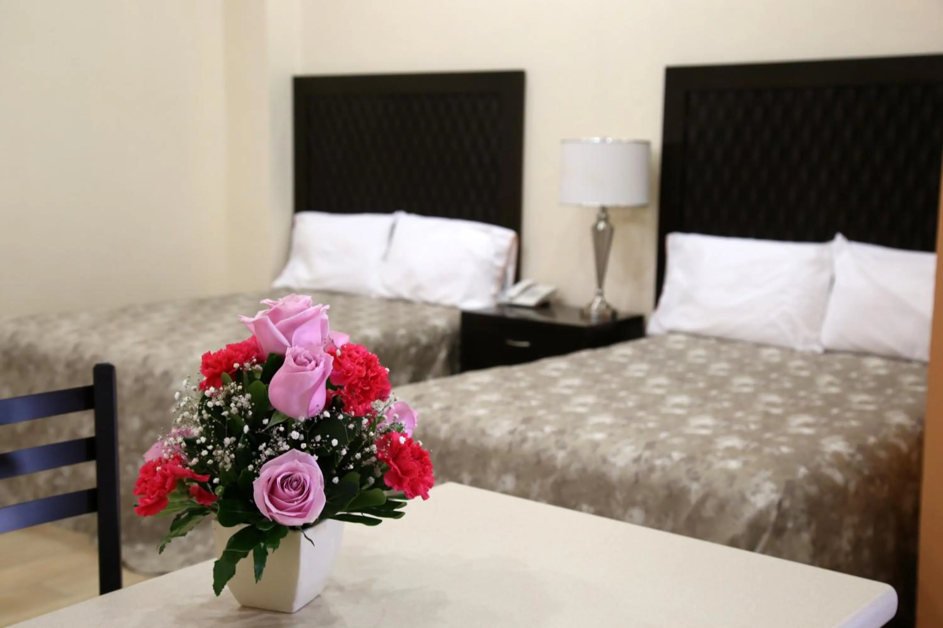 Decorative detail, Bed in Hotel Plaza Bernal