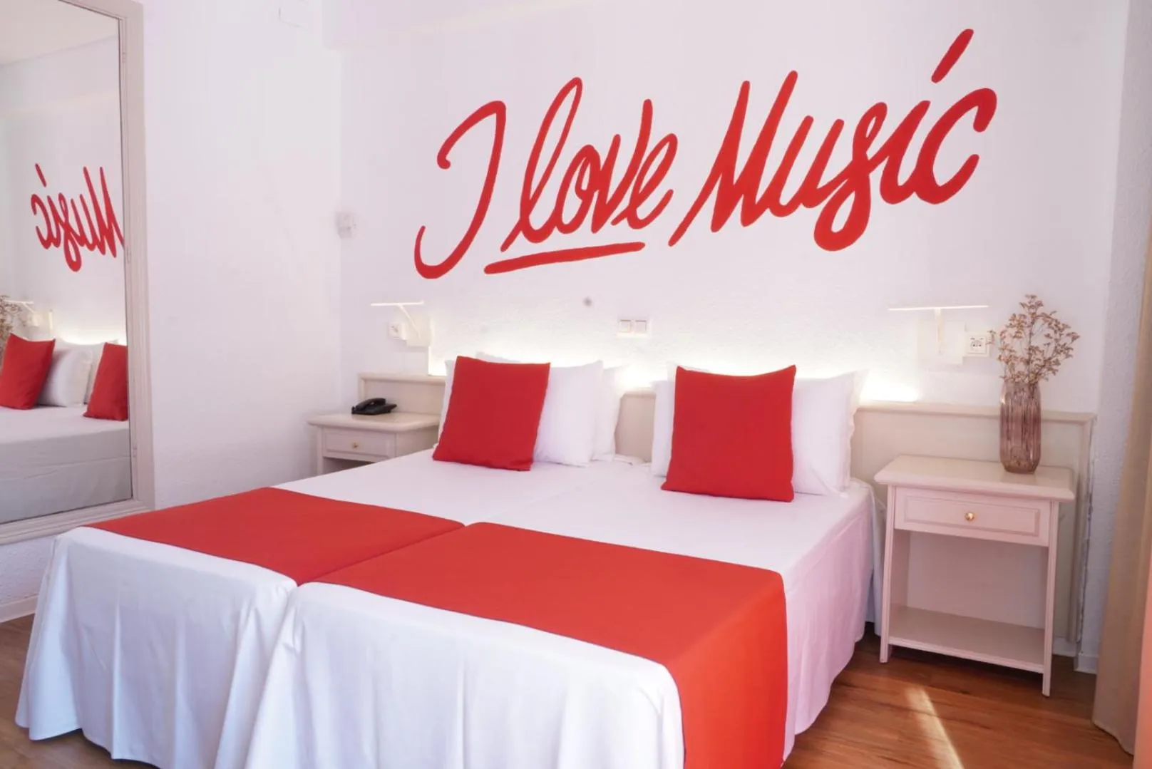 Bed in BPM Lloret Hotel