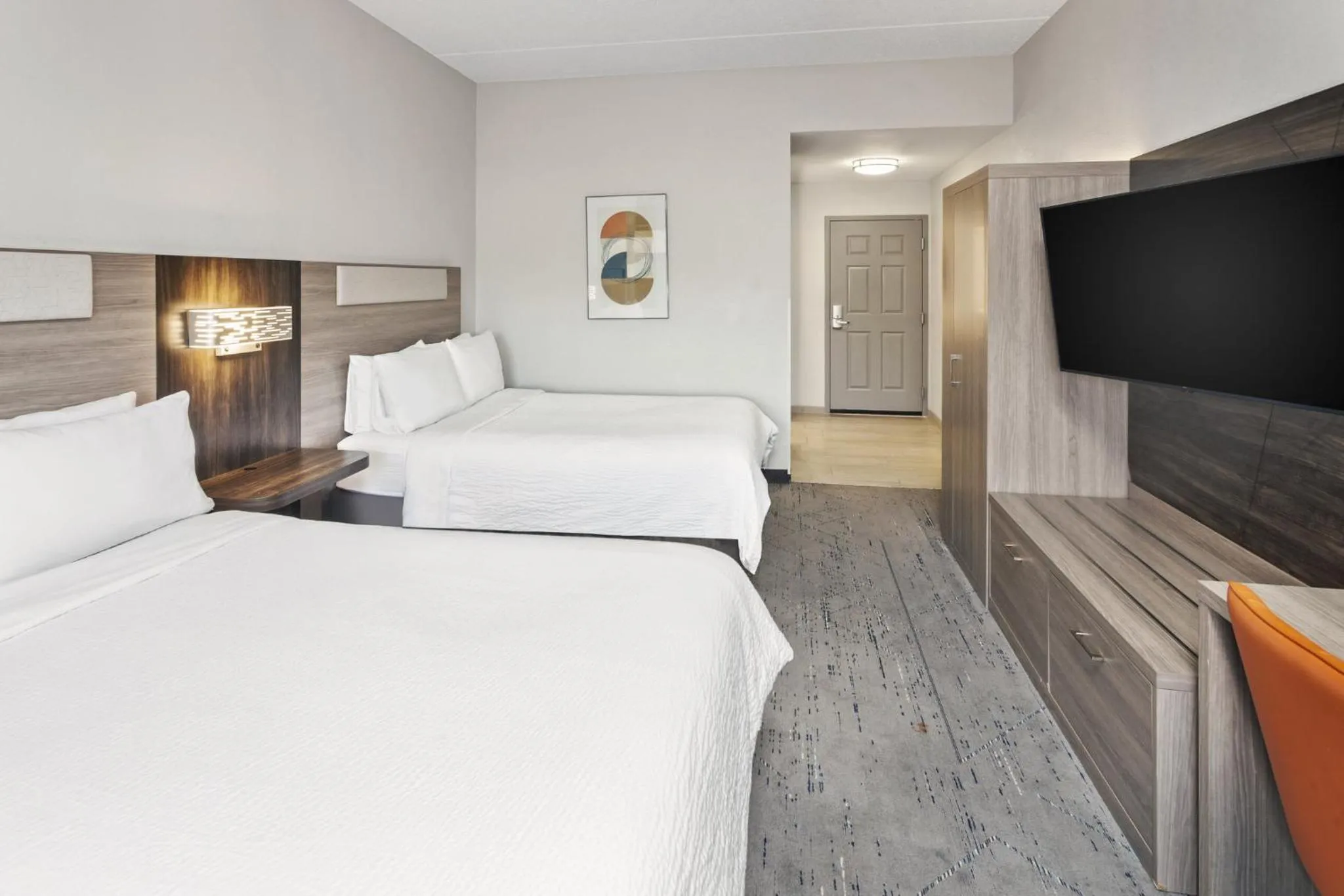 Photo of the whole room, Bed in Holiday Inn Express & Suites Chicago West-O'Hare Arpt Area by IHG