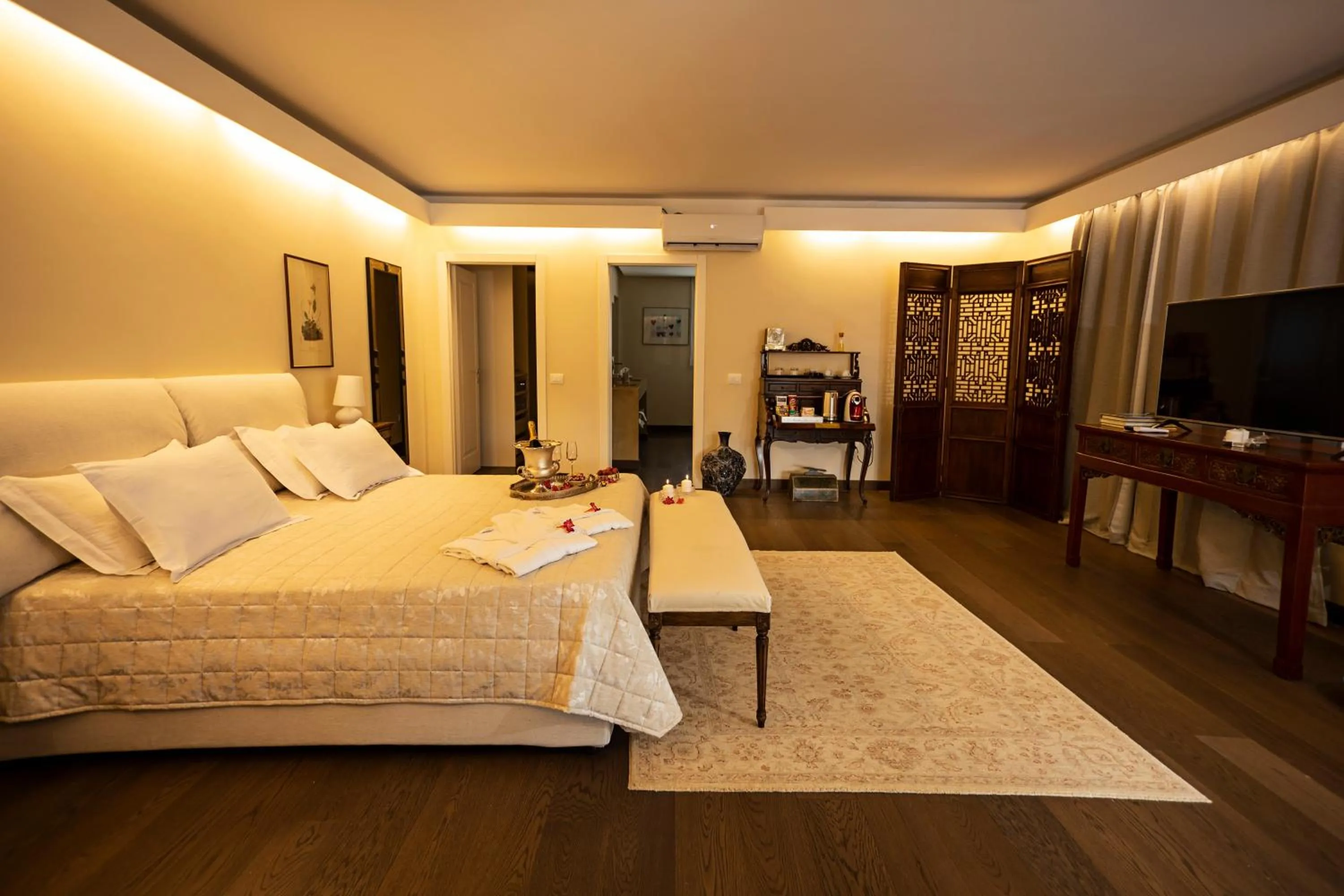 Bed in Beija Flor Exclusive Hotel & Spa