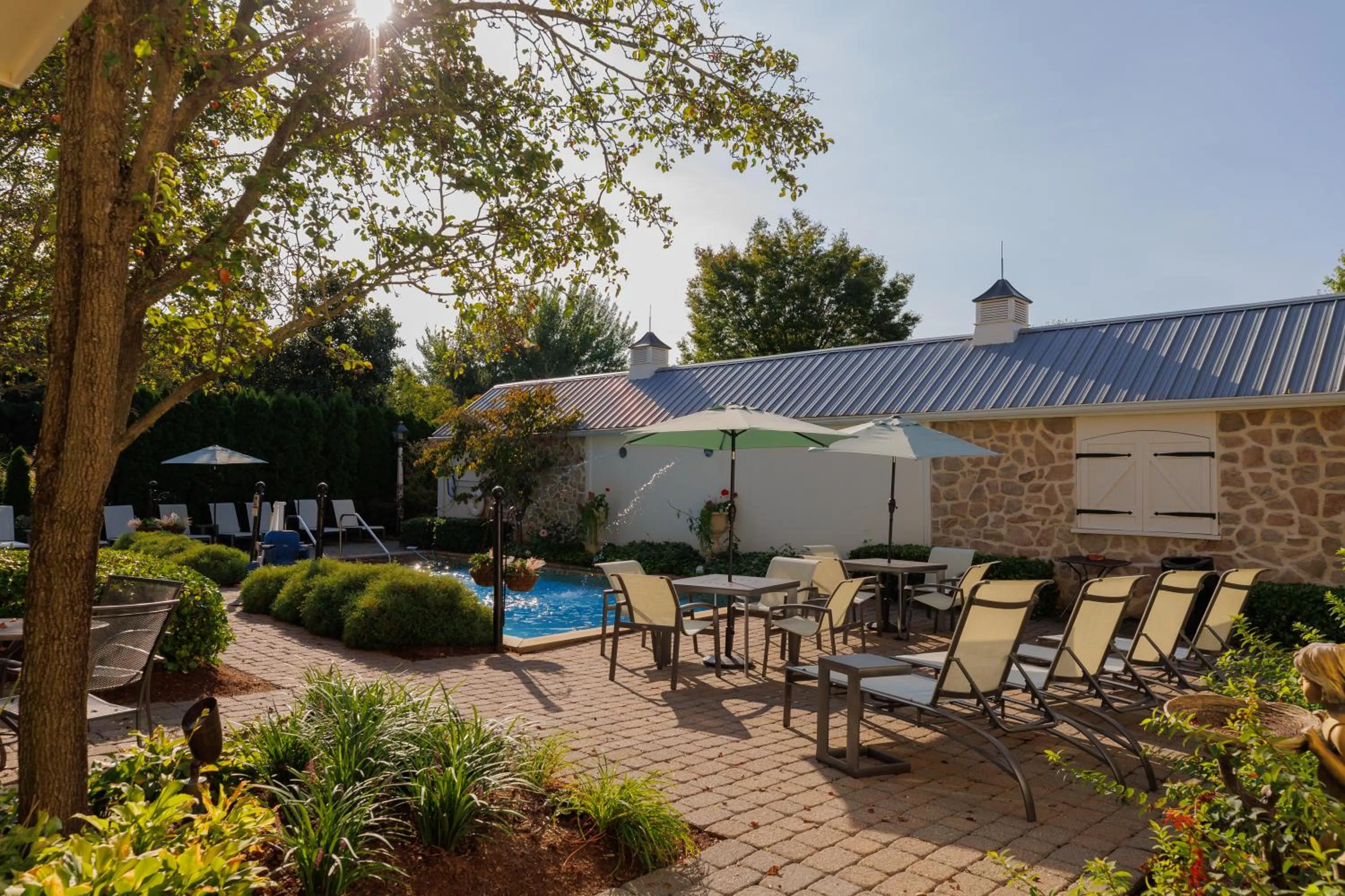 Swimming pool in The Inn at Leola Village, a Historic Hotel of America