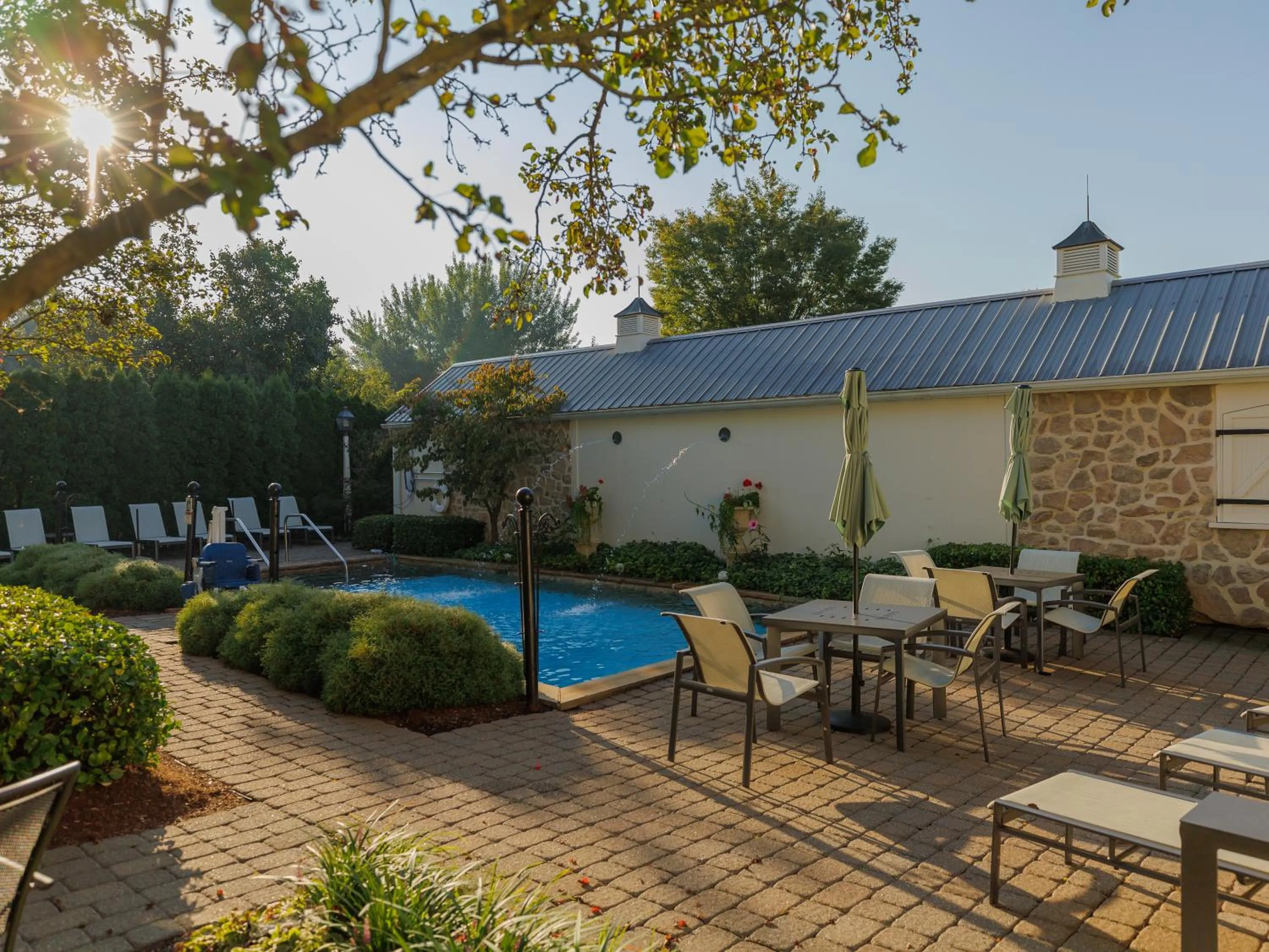 Swimming pool in The Inn at Leola Village, a Historic Hotel of America