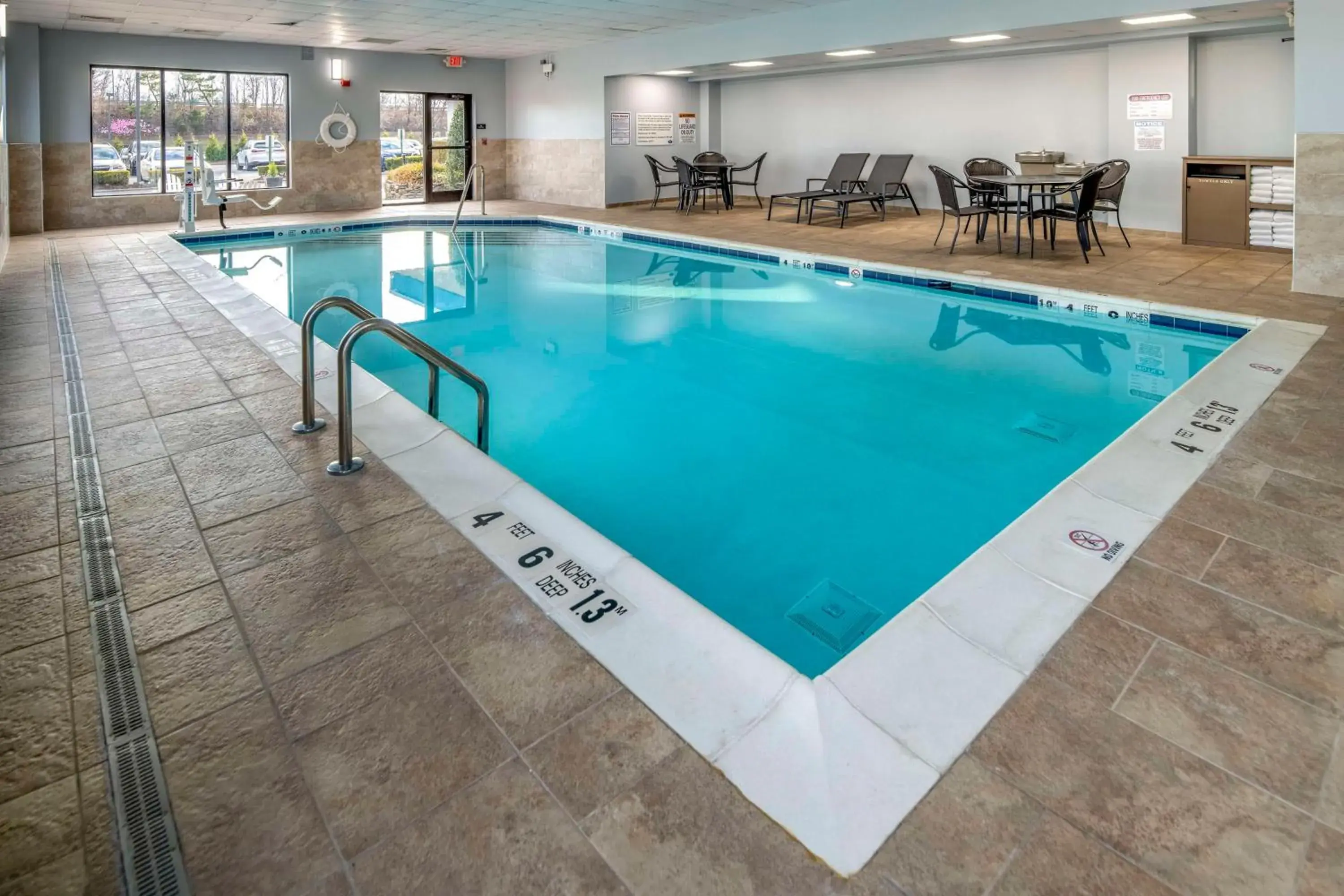 Pool view in Hampton Inn Long Island/Commack Pool view in Hampton Inn Long Island/Commack
