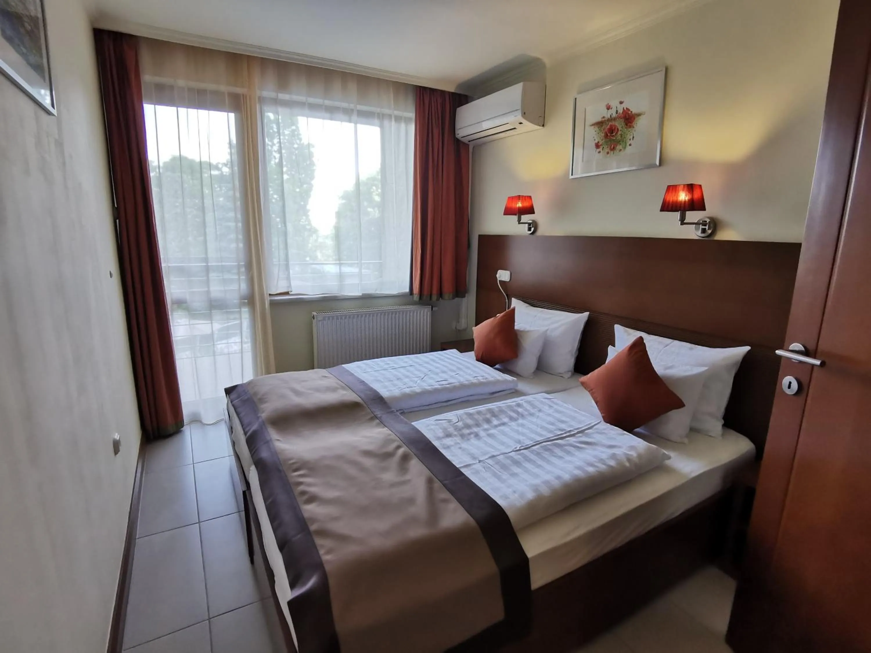 Bedroom, Bed in Hotel Villa Pax