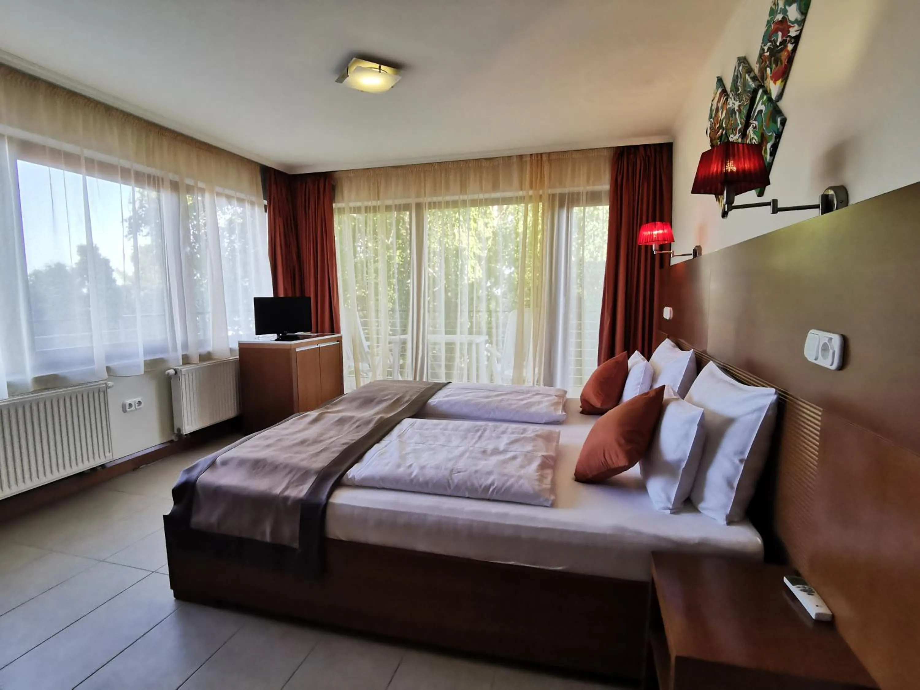 Bedroom, Bed in Hotel Villa Pax