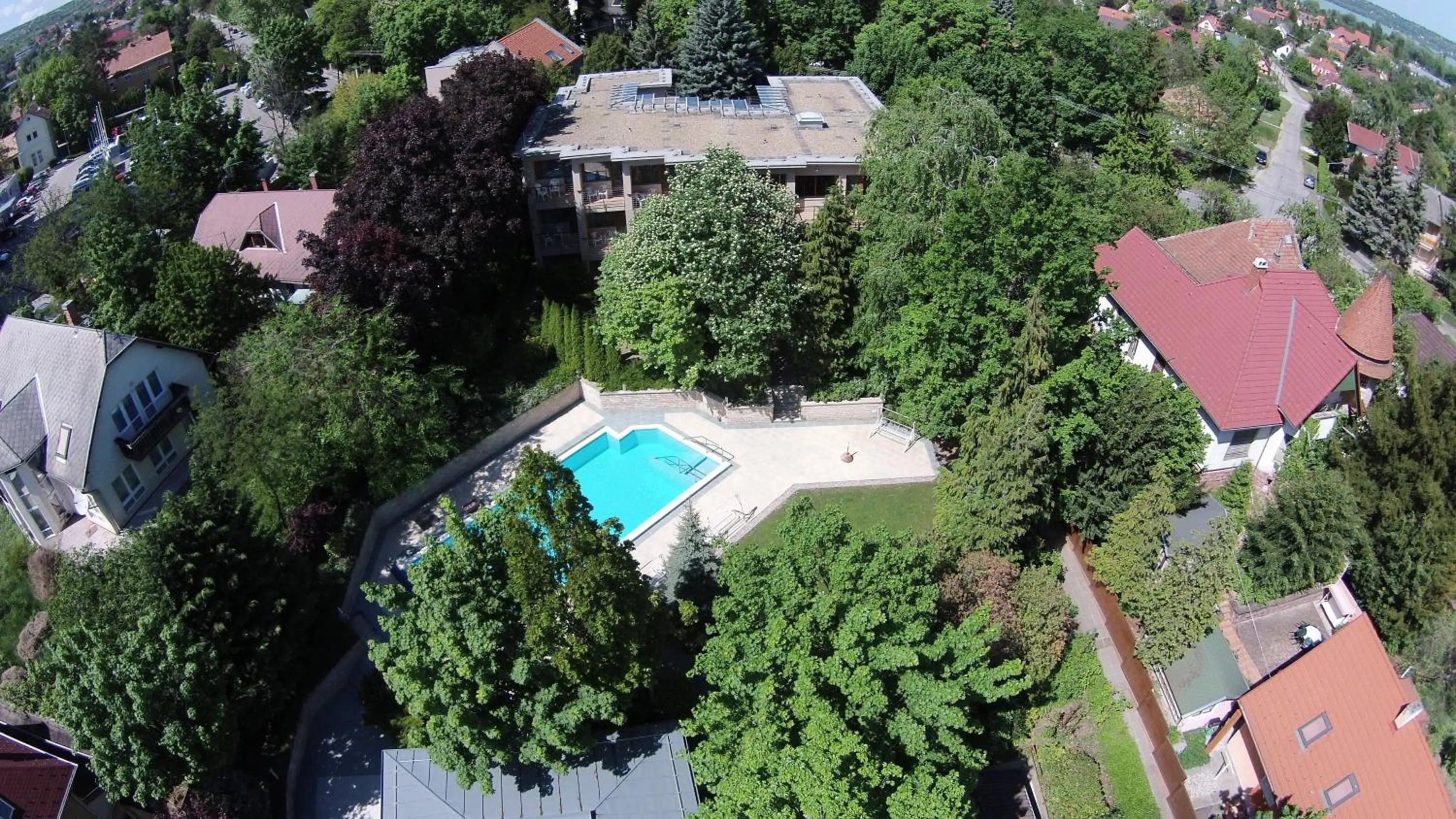 Bird's eye view in Hotel Villa Pax