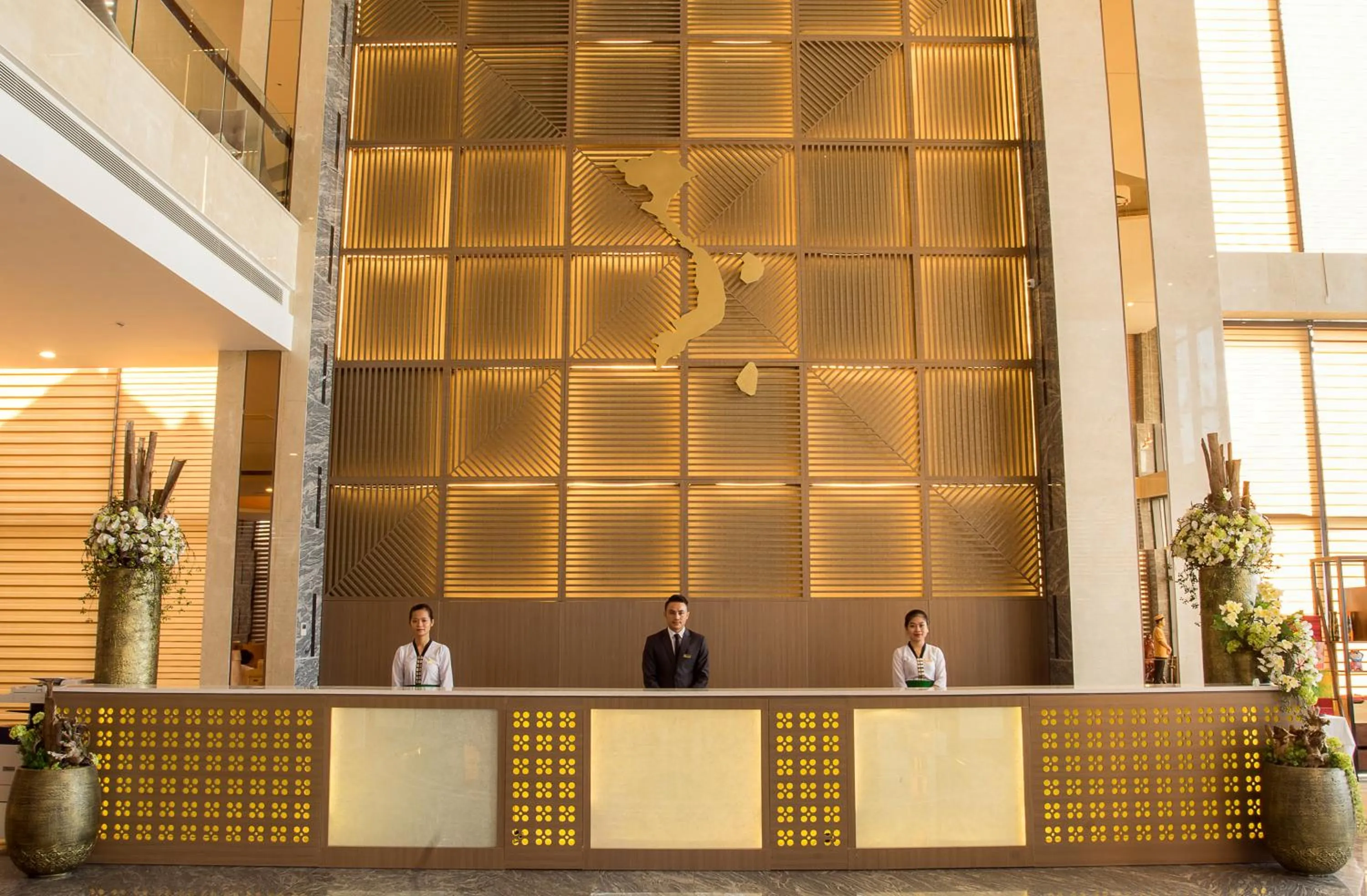 Staff in Muong Thanh Luxury Vientiane Hotel