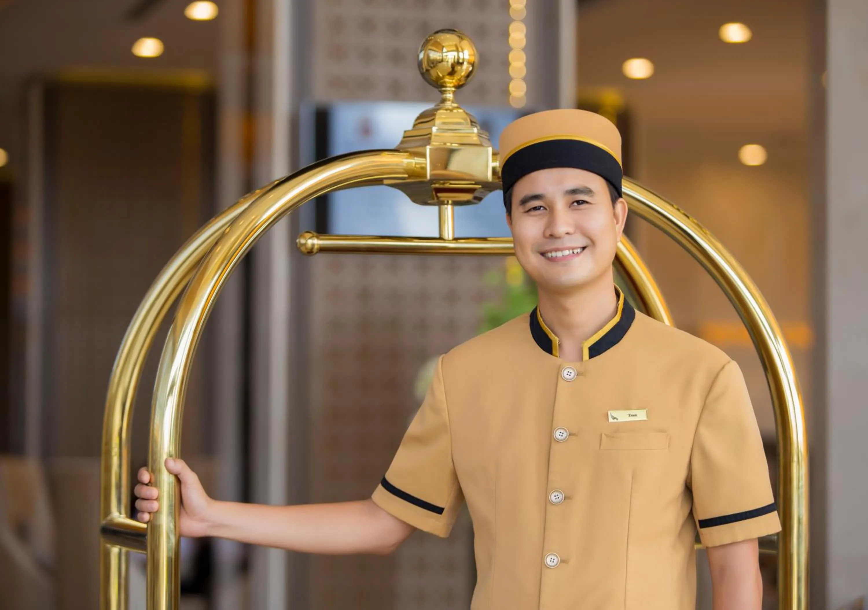 Staff in Muong Thanh Luxury Vientiane Hotel